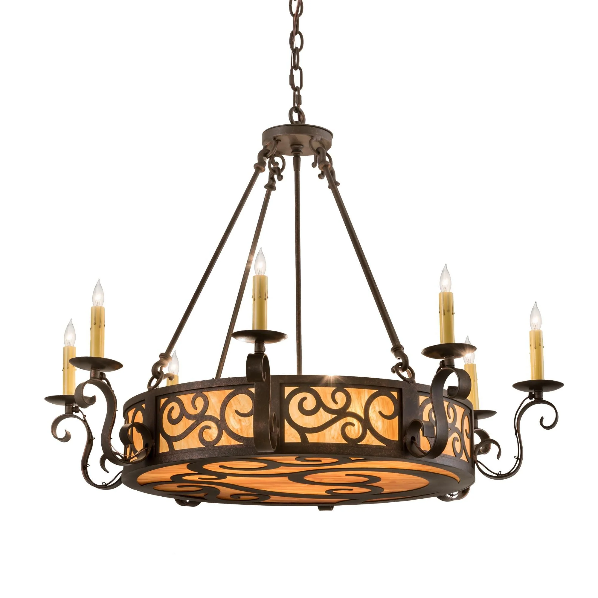 Meyda Lighting 36 Inch 3 Light Chandelier Cp252068 - Image 1