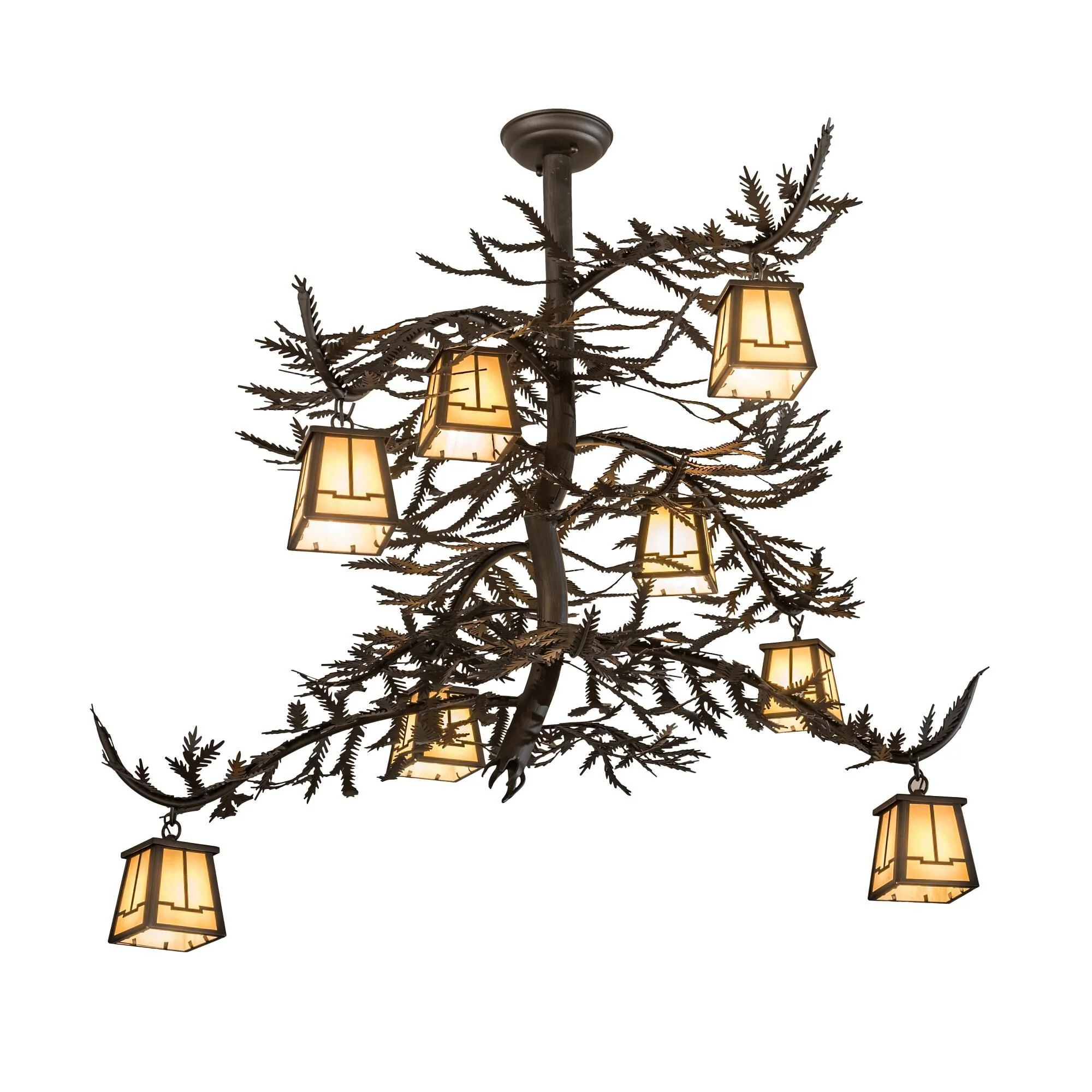 Meyda Lighting 48 Inch 8 Light Semi Flush Mount Cp252071 - Image 1