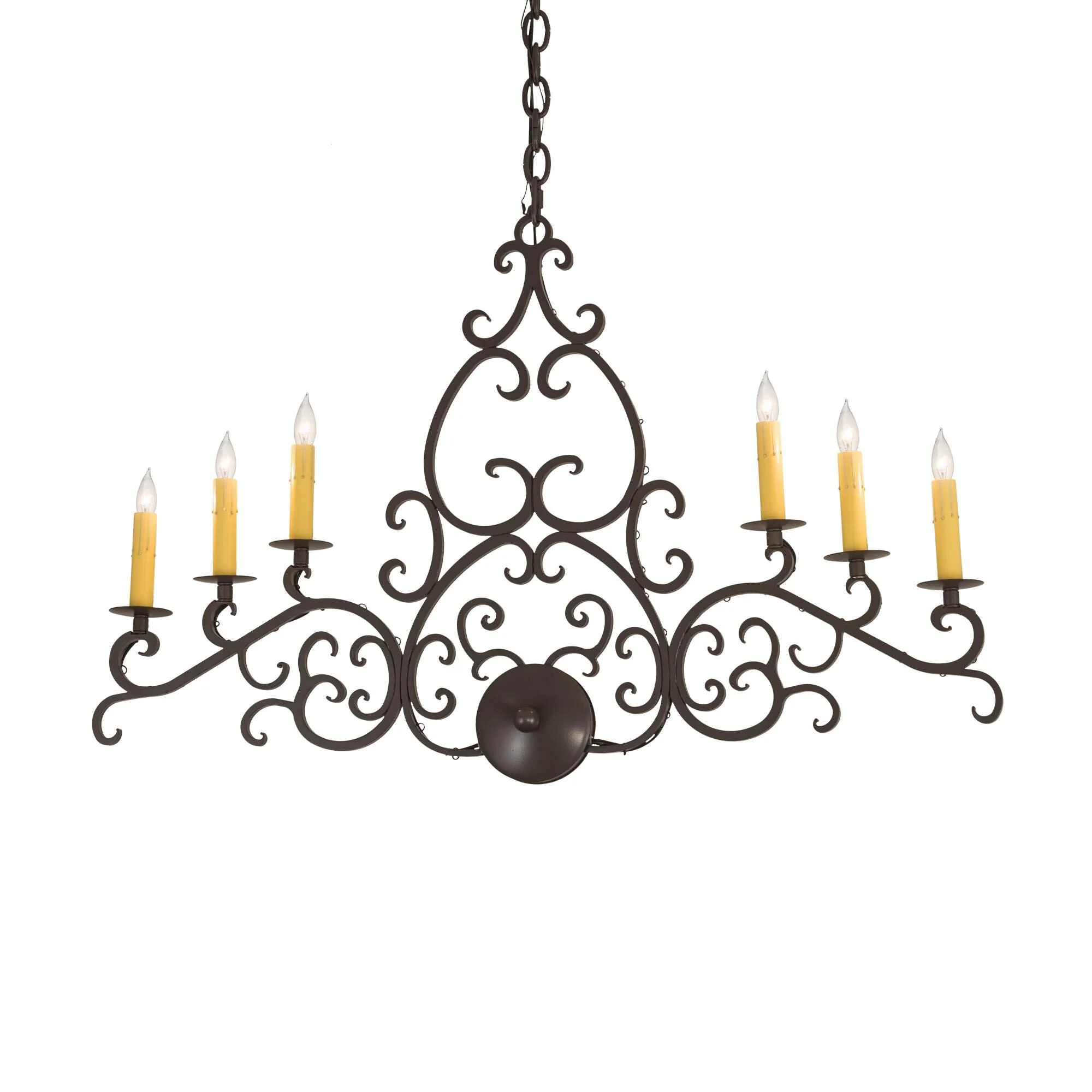 Meyda Lighting 36 Inch 6 Light Mini Chandelier Cp252073 - Image 1