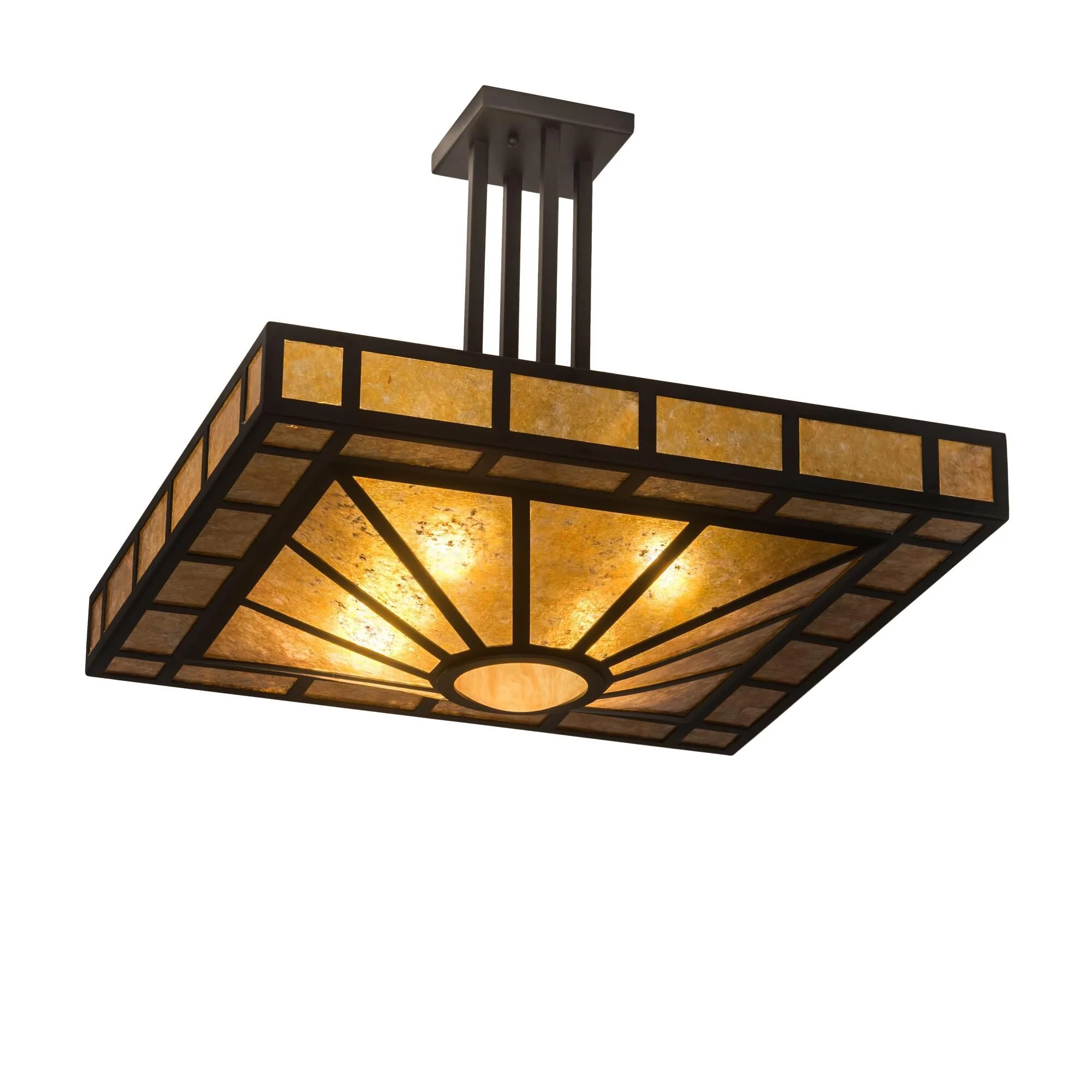 Meyda Lighting 31 Inch 4 Light Semi Flush Mount Cp252107 - Image 1