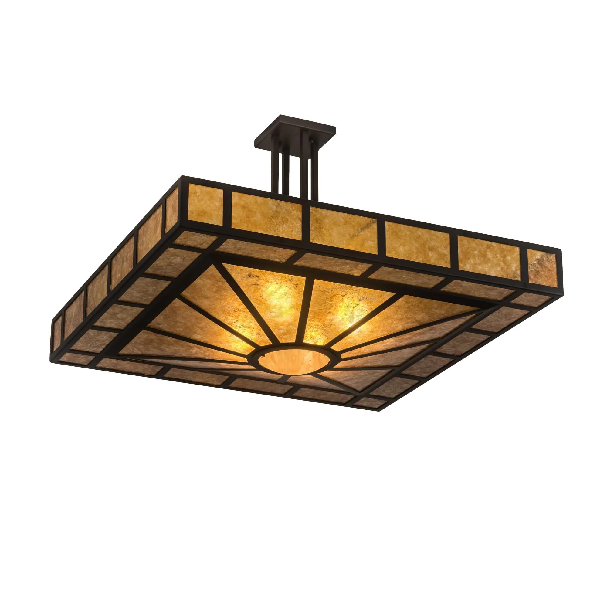 Meyda Lighting 42 Inch 4 Light Semi Flush Mount Cp252115 - Image 1