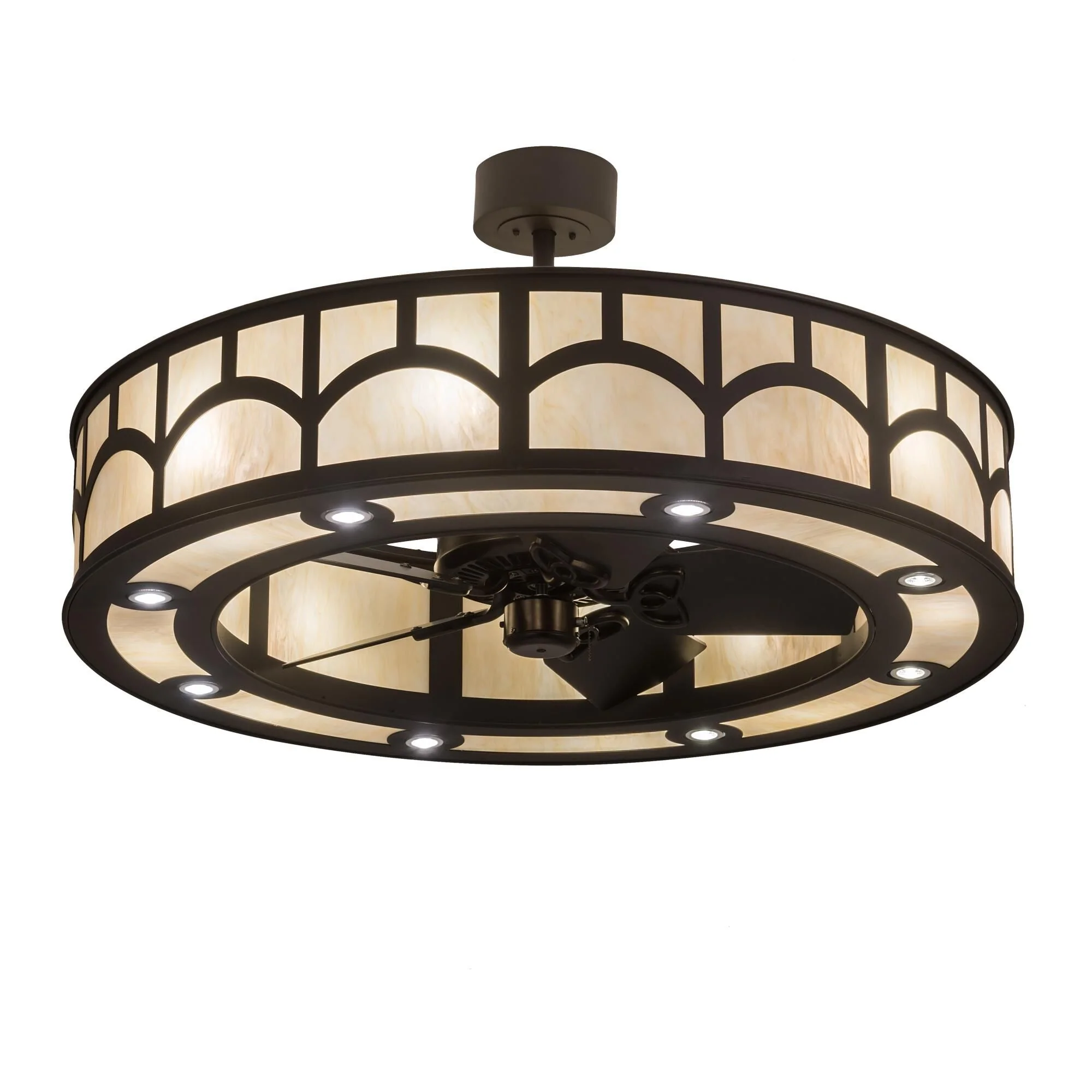 Meyda Lighting Mission 45 Inch 8 Light Chandelier Cp744132 - Image 1