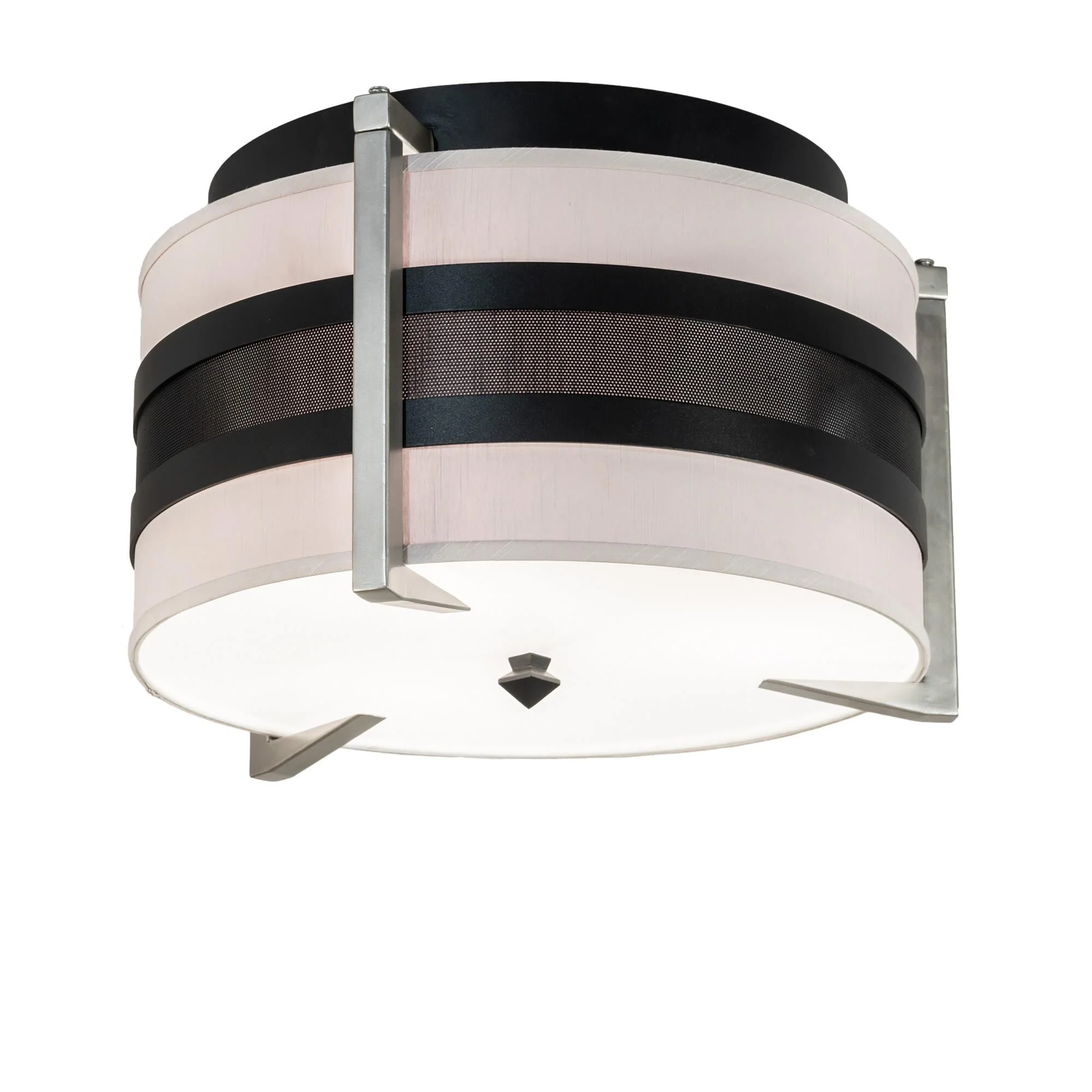 Meyda Lighting Nathan 24 Inch 3 Light Led Flush Mount Cp744875 - Image 1