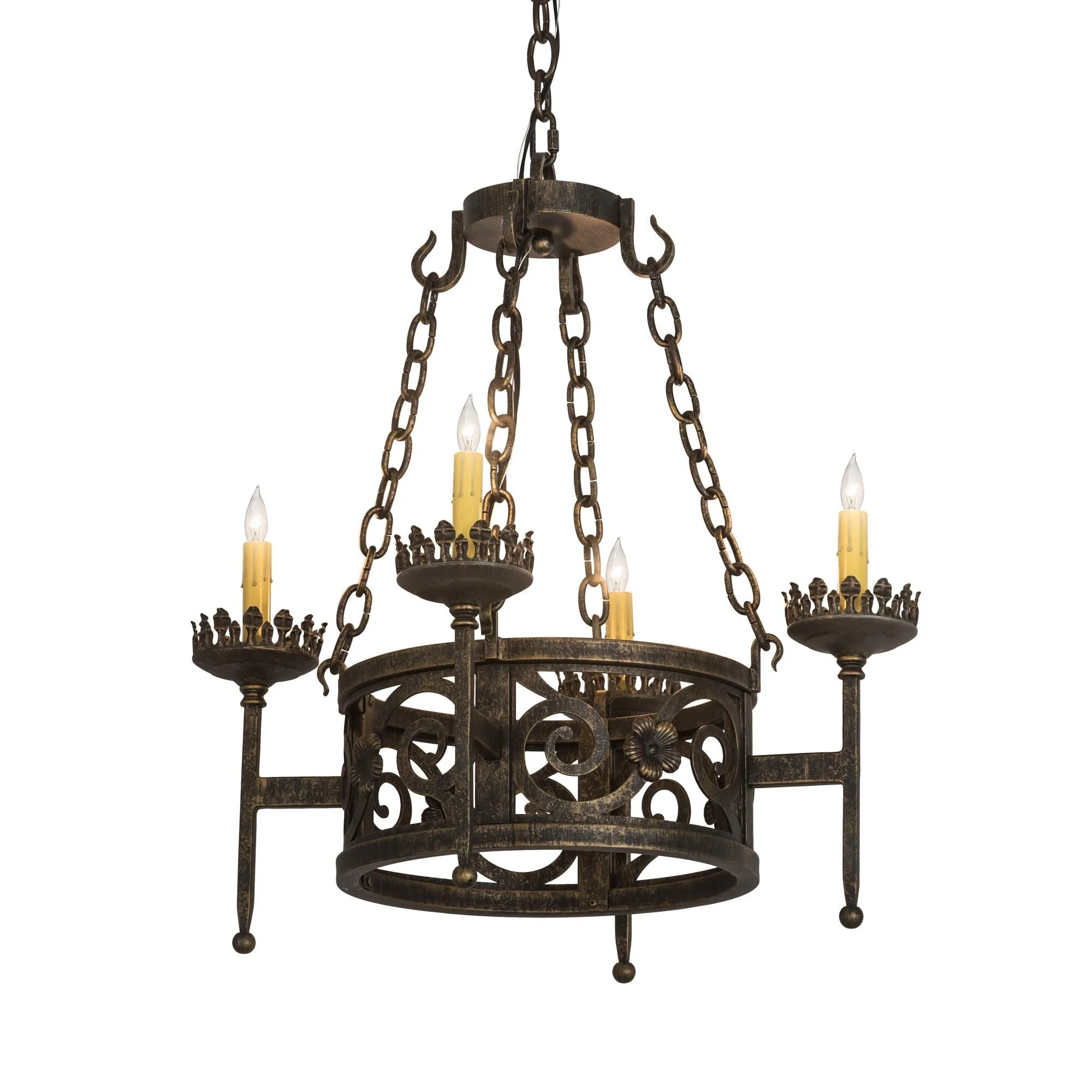 Meyda Lighting 24 Inch 4 Light Chandelier Cp252182 - Image 2