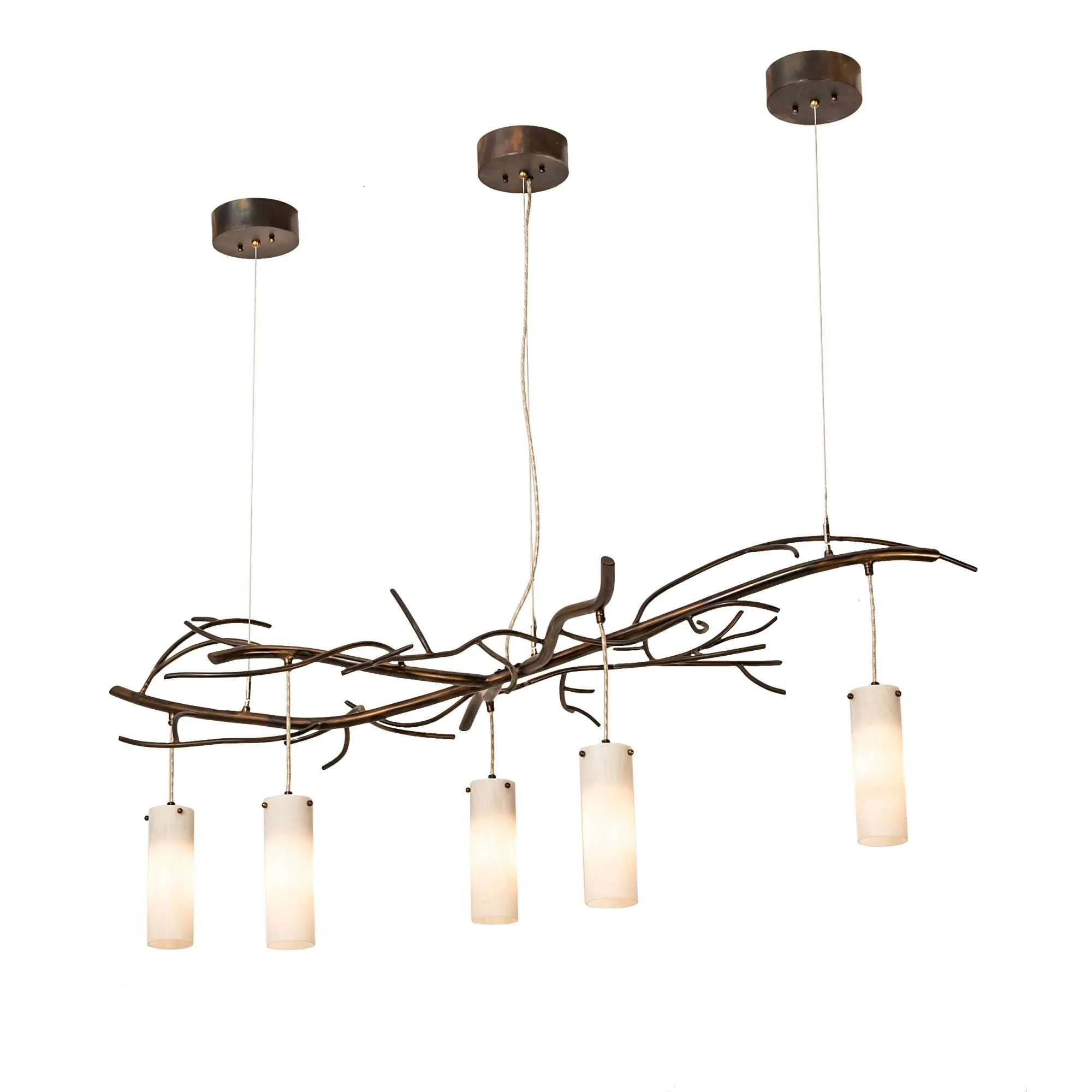 Meyda Lighting 60 Inch 5 Light Led Semi Flush Mount Cp252315 - Image 1