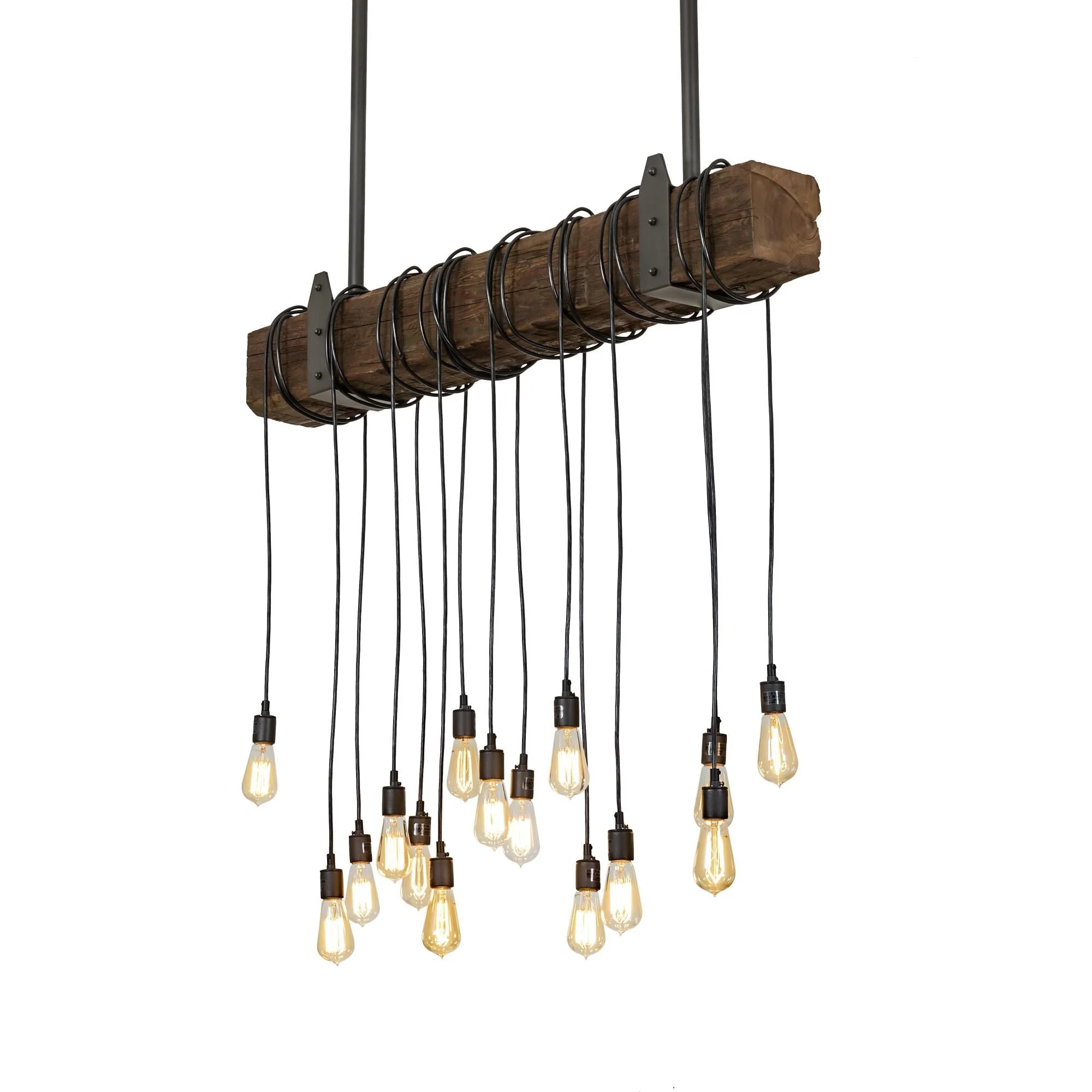 Meyda Lighting Wood Beam 48 Inch Large Pendant Cp745994 - Image 1