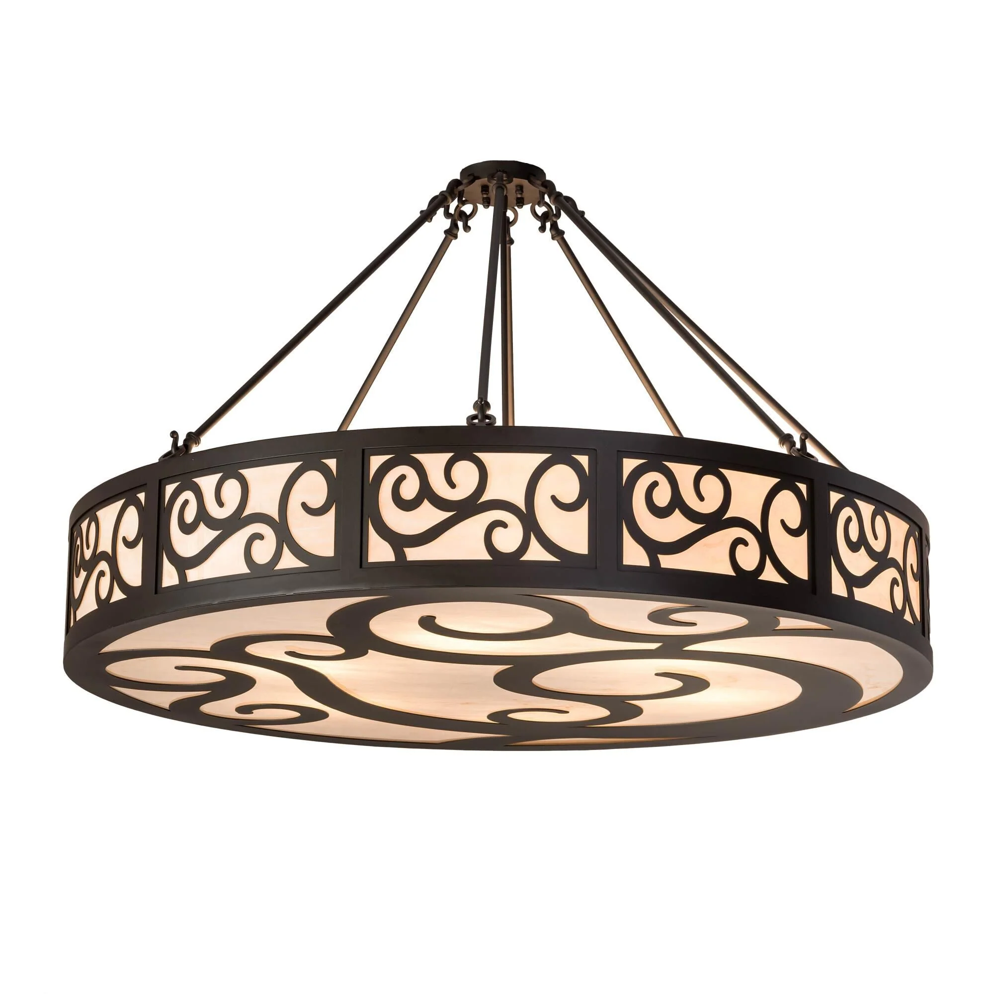 Meyda Lighting 48 Inch 6 Light Semi Flush Mount Cp252328 - Image 1