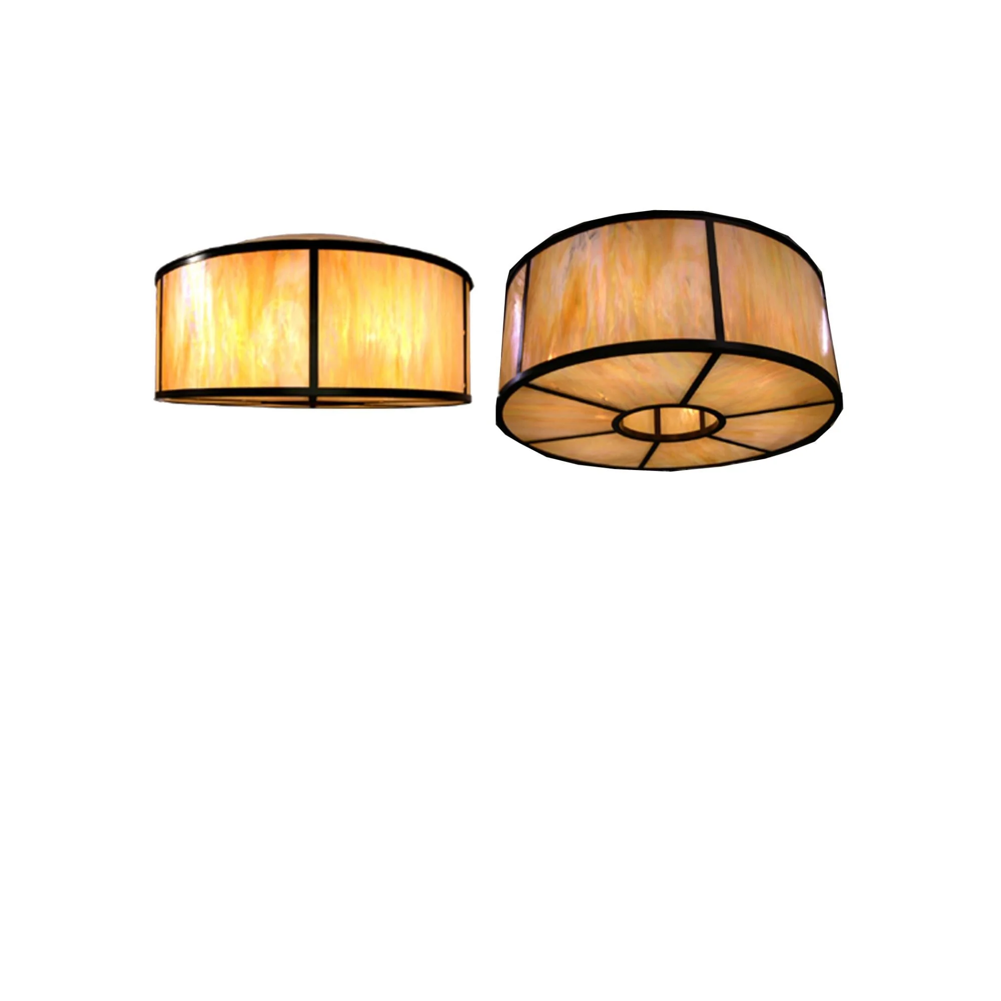 Meyda Lighting Simple Mission 48 Inch 6 Light Semi Flush Mount Cp28789 - Image 1