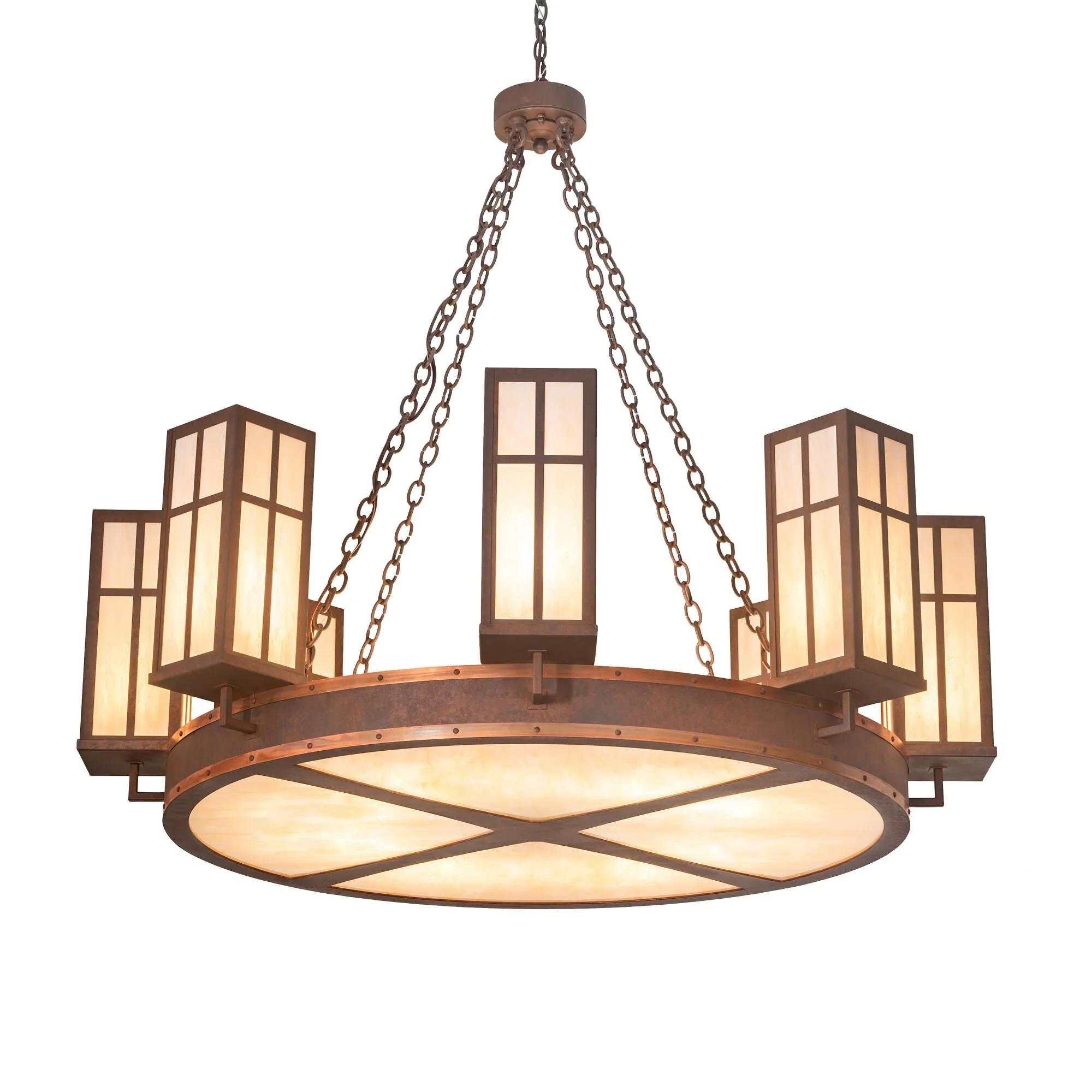 Meyda Lighting 54 Inch 16 Light Semi Flush Mount Cp252350 - Image 1
