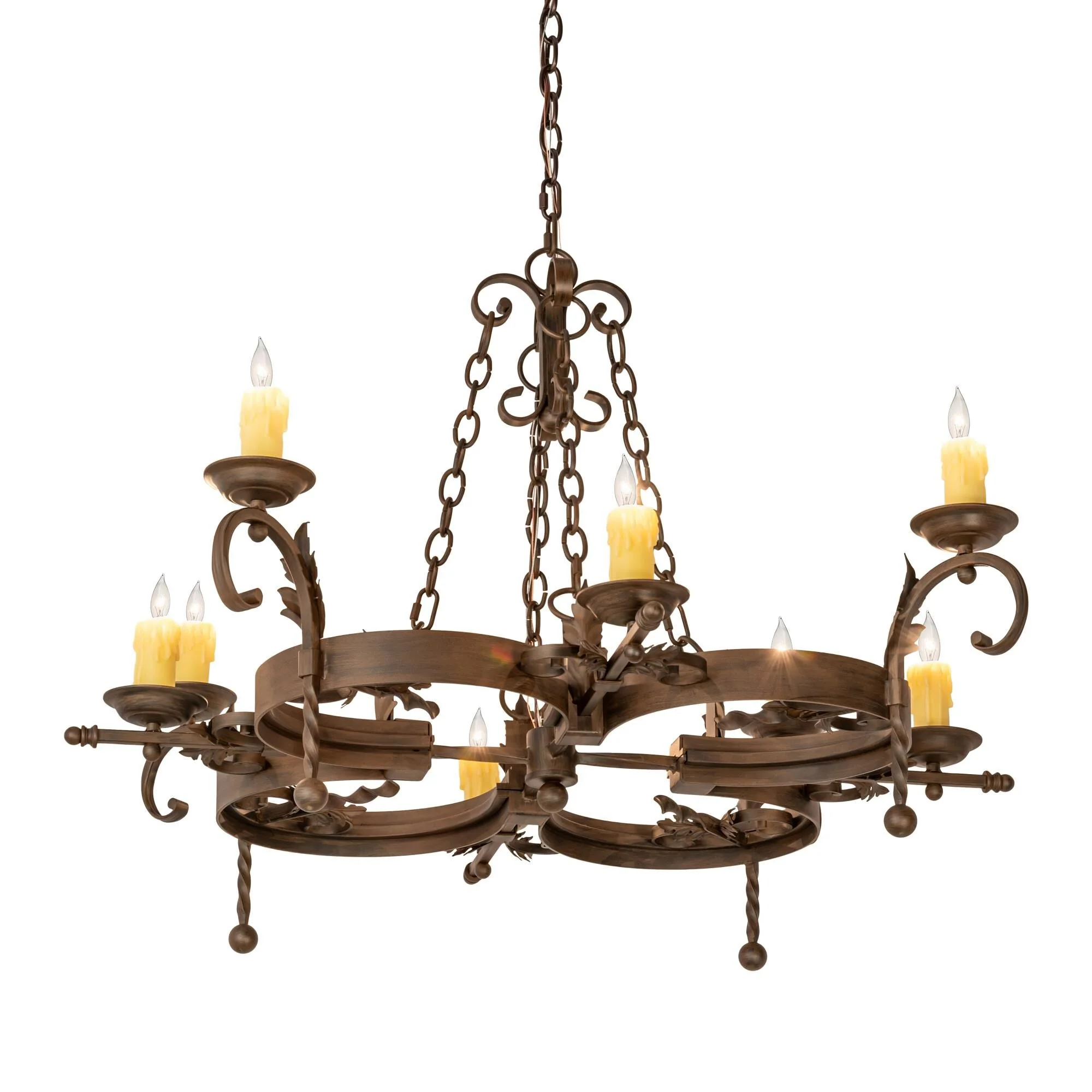 Meyda Lighting 42 Inch 8 Light Semi Flush Mount Cp252356 - Image 1