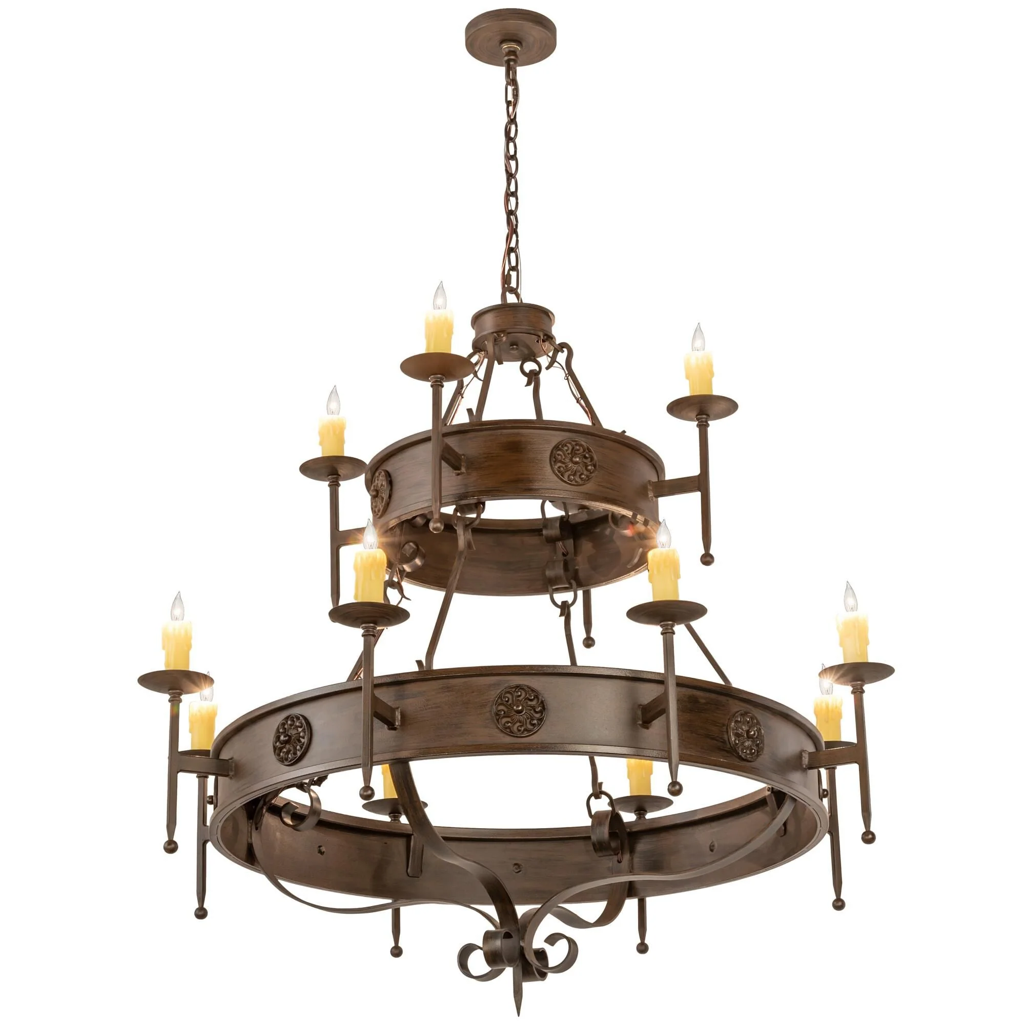 Meyda Lighting 48 Inch 12 Light Semi Flush Mount Cp252359 - Image 1