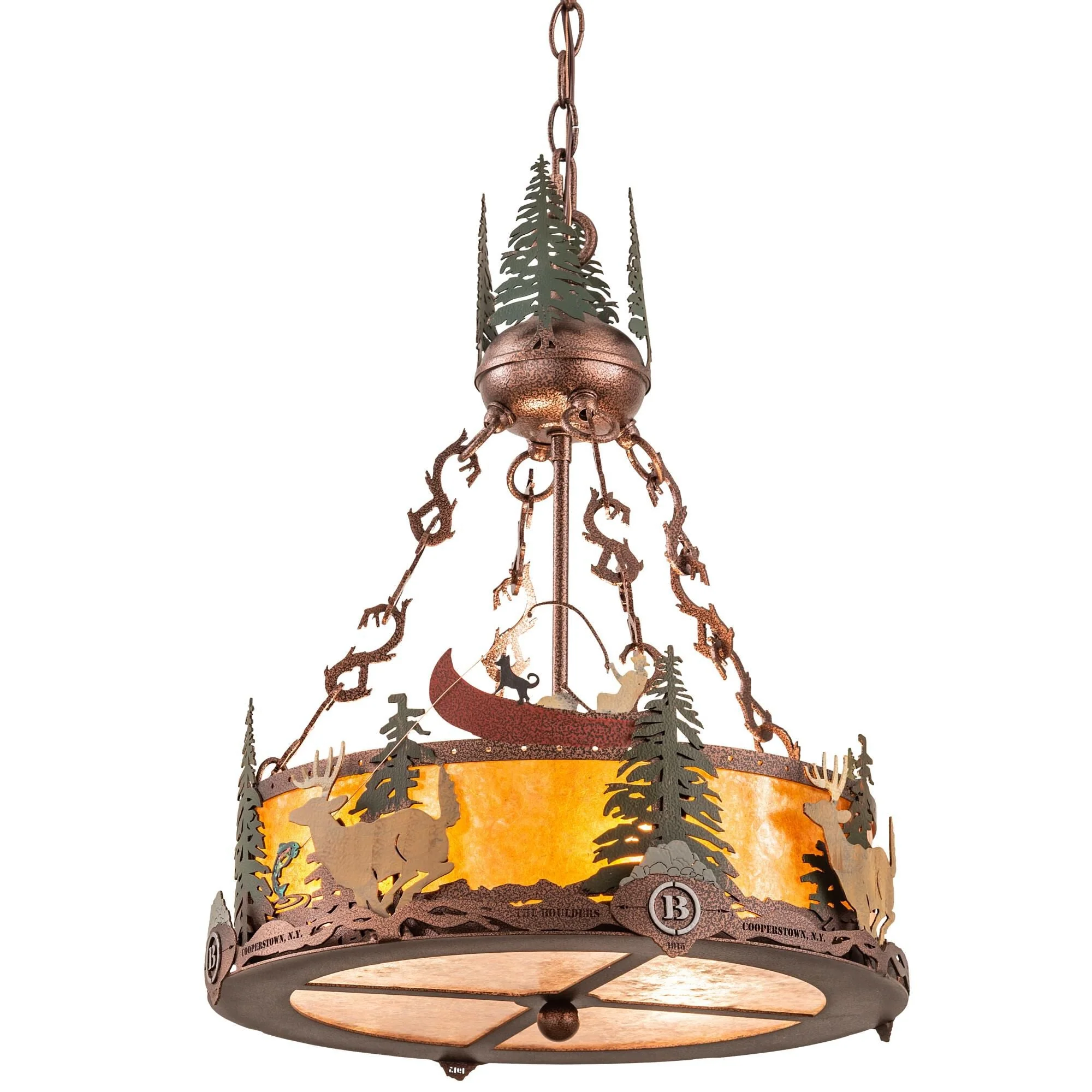 Meyda Lighting Boulders 16 Inch Large Pendant Cp745202 - Image 1