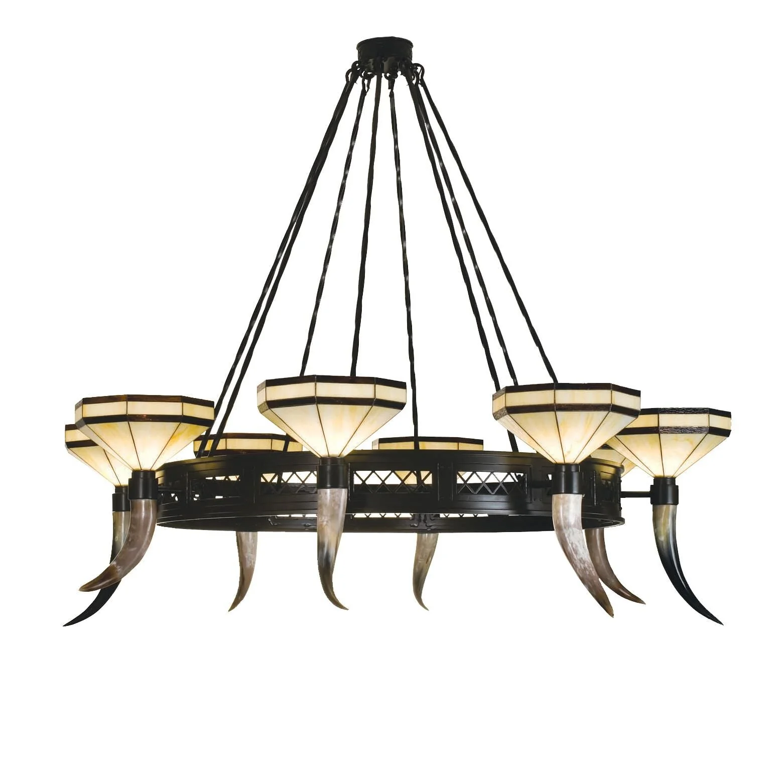 Meyda Lighting Top Ridge 72 Inch 8 Light Chandelier Cp28962 - Image 1