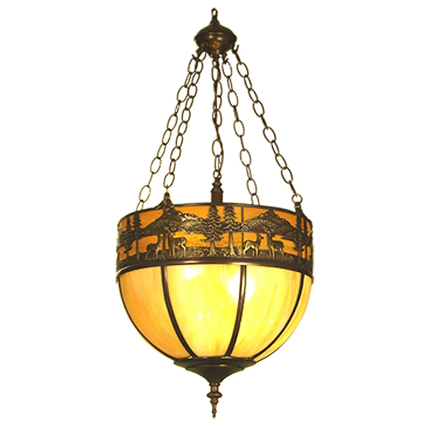 Meyda Lighting Deer Lodge 16 Inch Large Pendant Cp29288 - Image 1