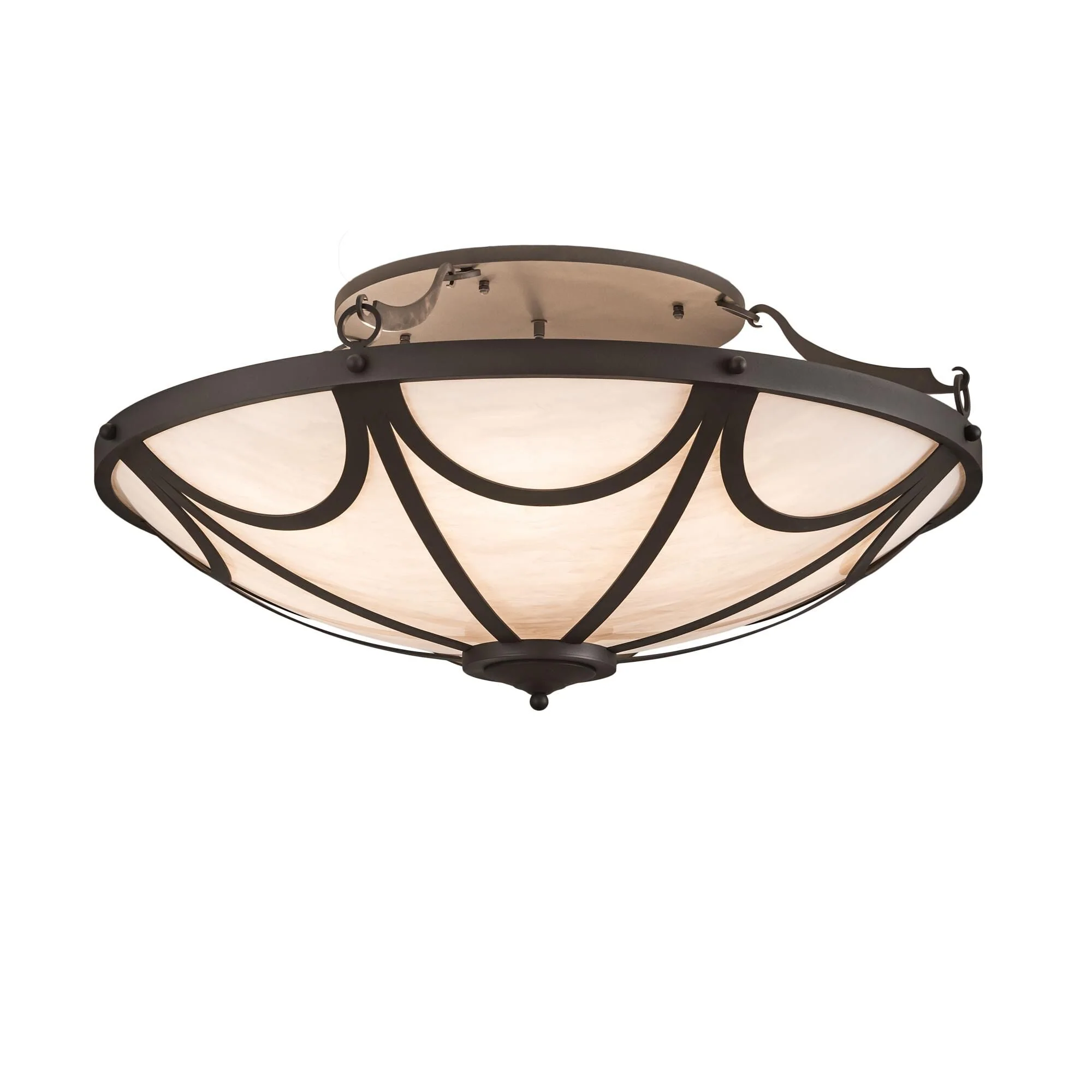 Meyda Lighting 42 Inch 8 Light Semi Flush Mount Cp252442 - Image 1