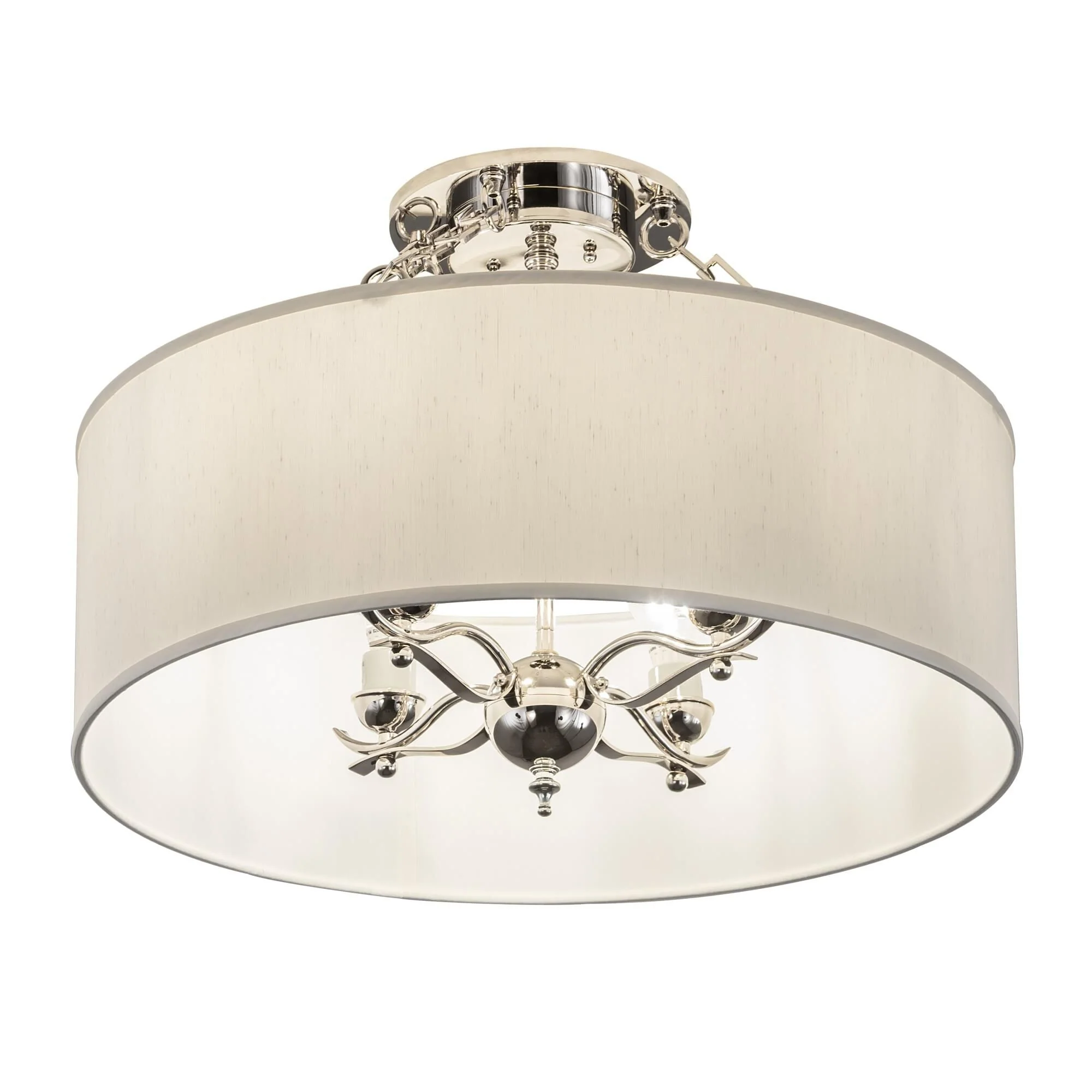 Meyda Lighting Cilindro 24 Inch 4 Light Semi Flush Mount Cp746076 - Image 1