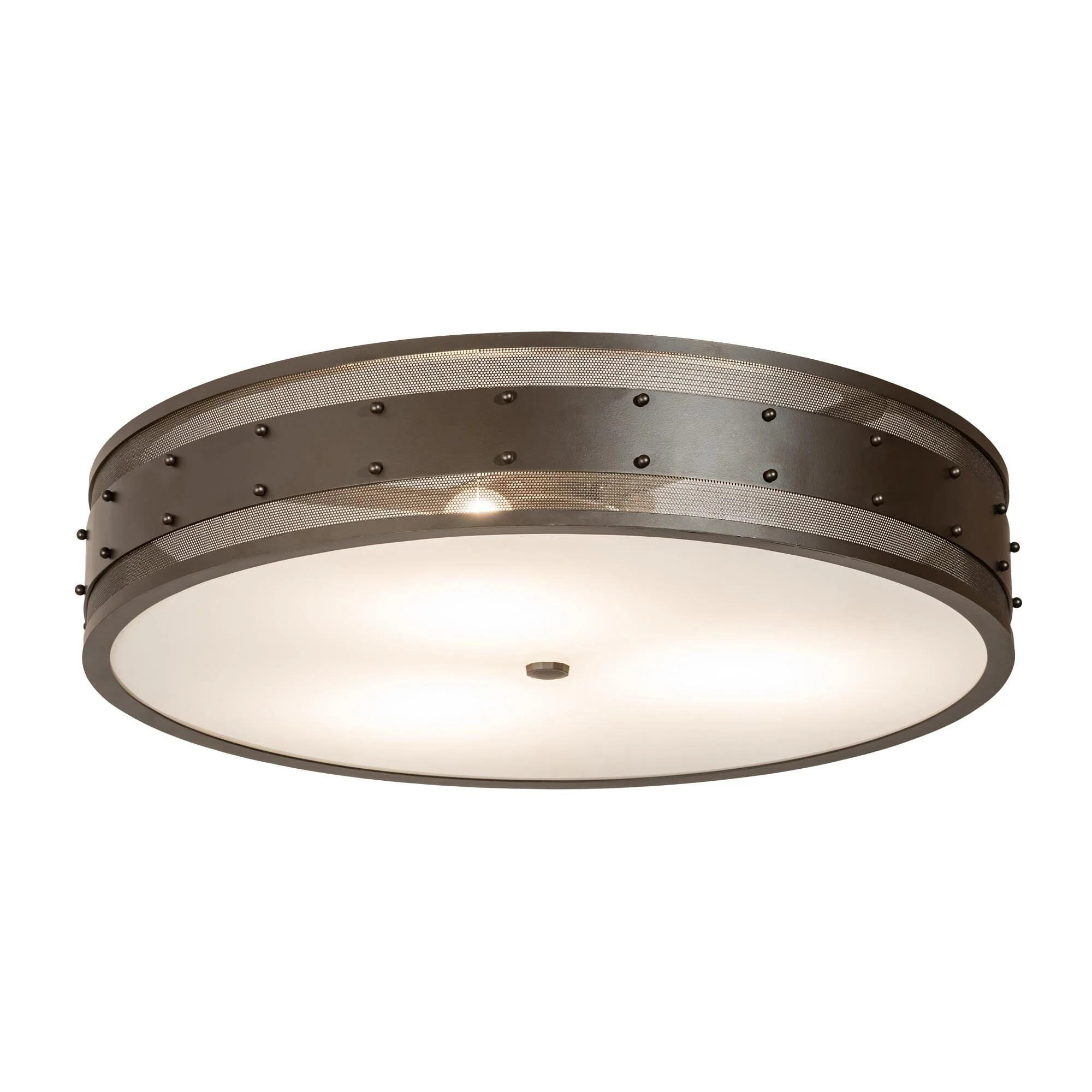 Meyda Lighting Nolan 30 Inch 3 Light Flush Mount Cp744725 - Image 1