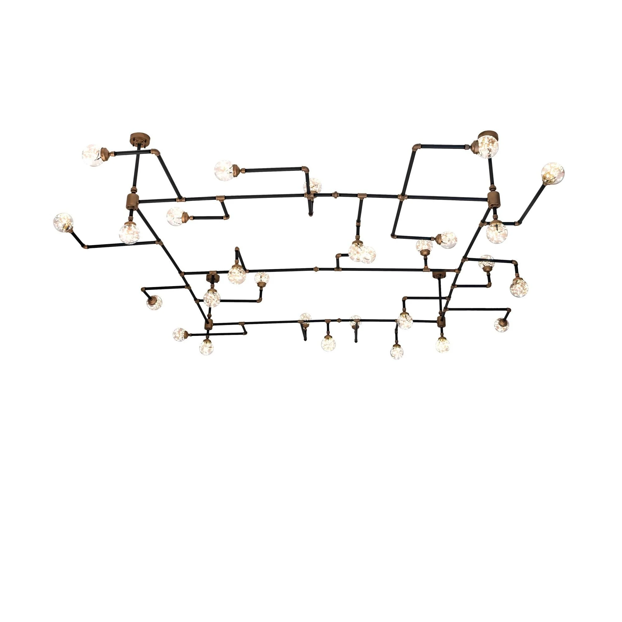 Meyda Lighting Pipedream 160 Inch 2 Light Led Mini Chandelier Cp744192 - Image 2