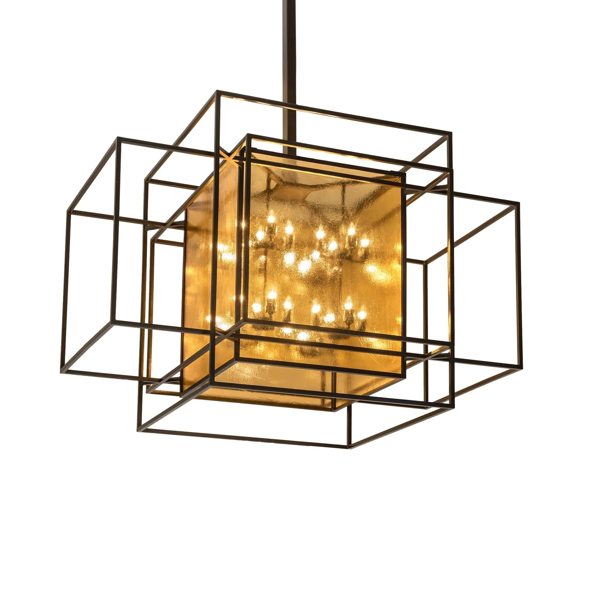 Meyda Lighting Kitzi Box 72 Inch Large Pendant Cp745690 - Image 1