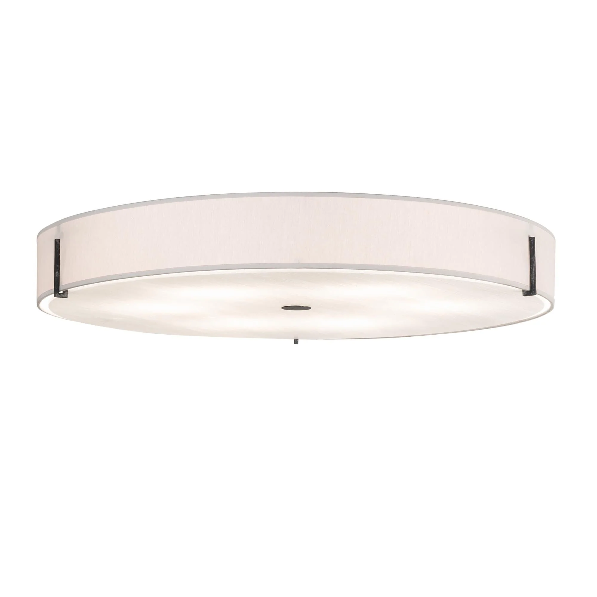 Meyda Lighting Cilindro Textrene 30 Inch 3 Light Led Flush Mount Cp744711 - Image 1