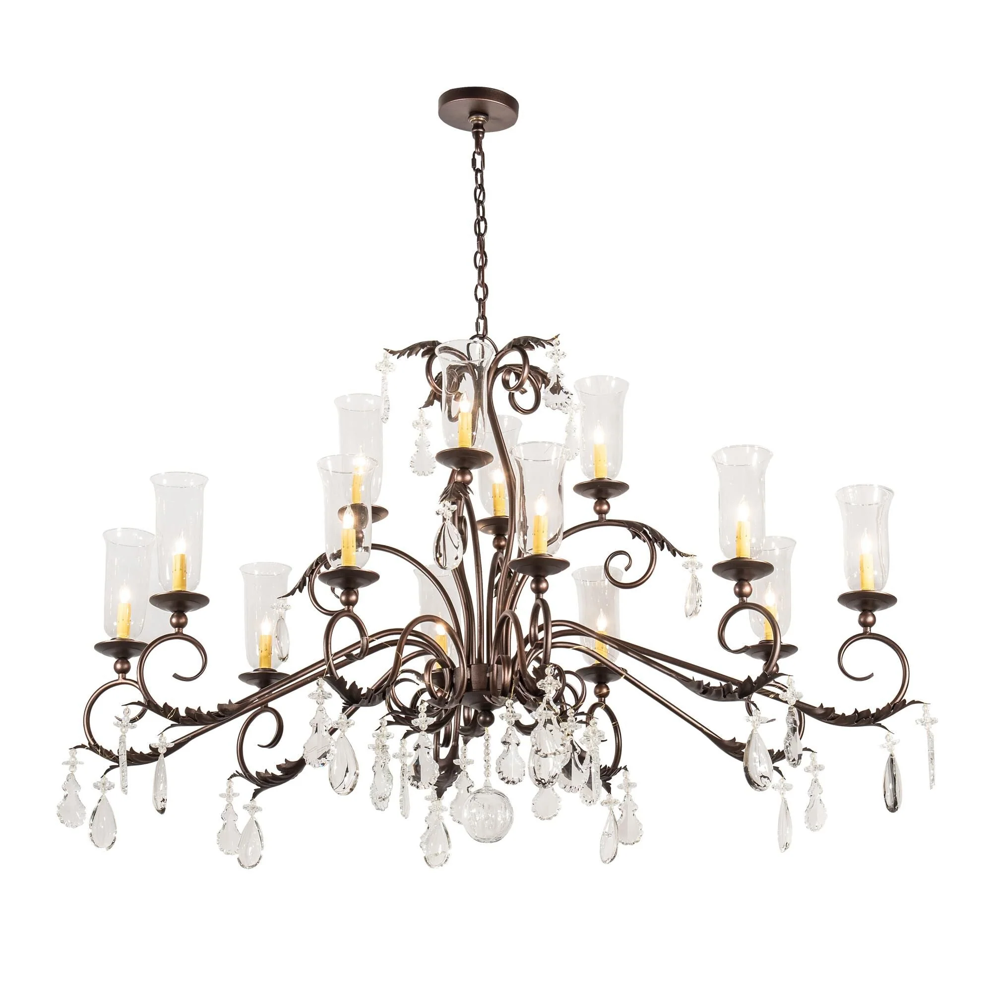 Meyda Lighting 62 Inch 14 Light Semi Flush Mount Cp252547 - Image 1