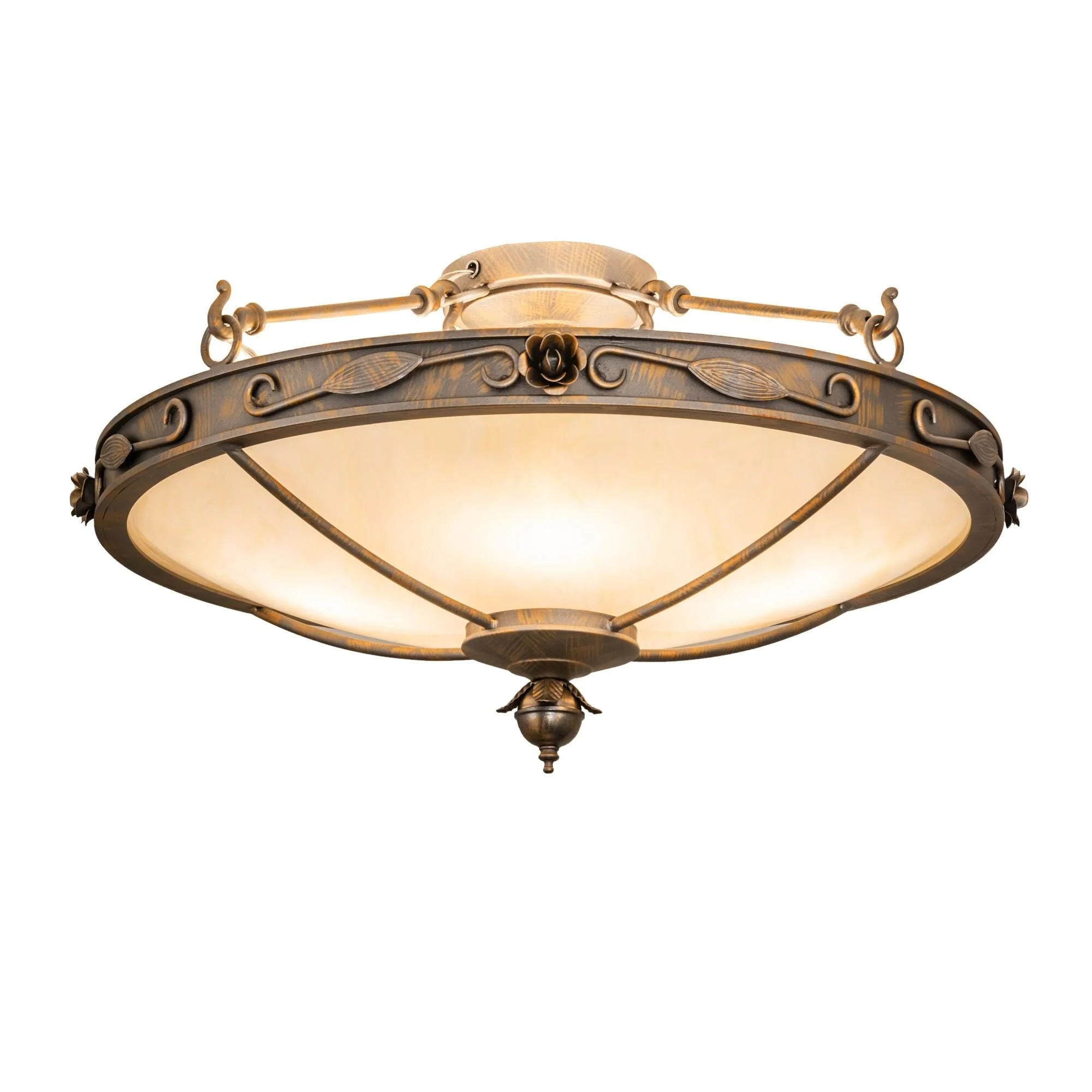 Meyda Lighting 27 Inch 4 Light Flush Mount Cp252549 - Image 1