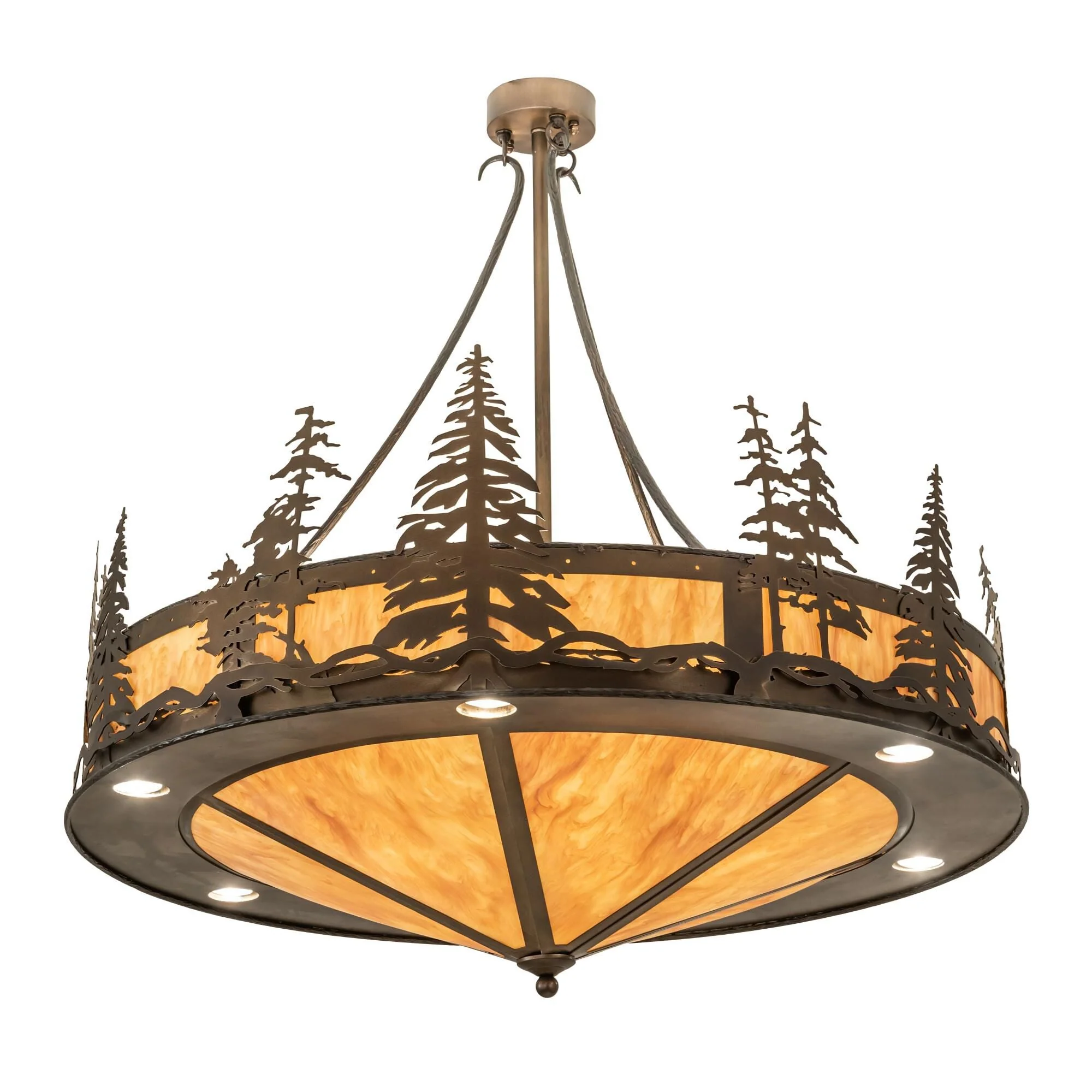 Meyda Lighting Tall Pines 40 Inch Large Pendant Cp745451 - Image 1