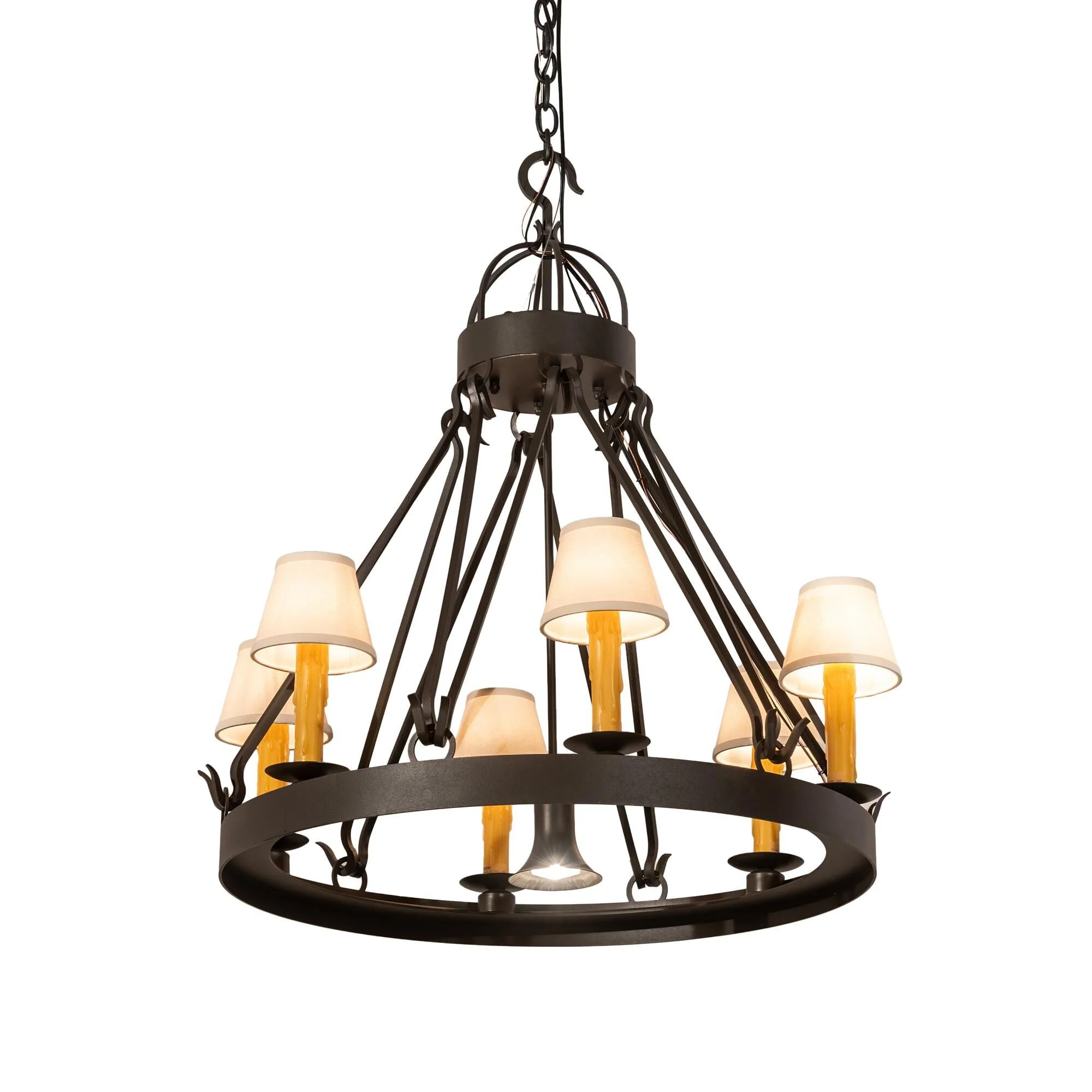 Meyda Lighting Lakeshore 29 Inch 8 Light Chandelier Cp744270 - Image 1