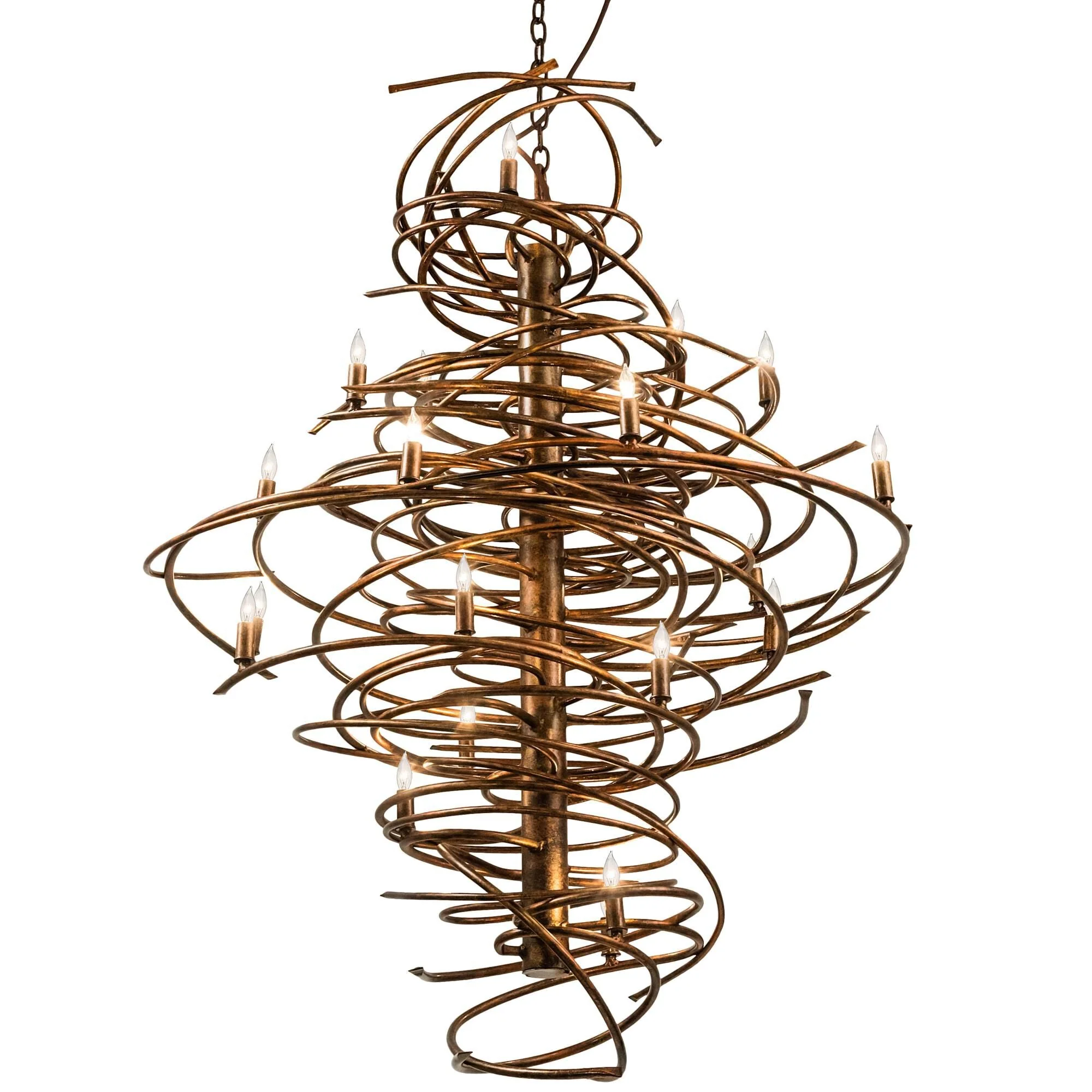 Meyda Lighting Cyclone 40 Inch 6 Light Chandelier Cp744581 - Image 1