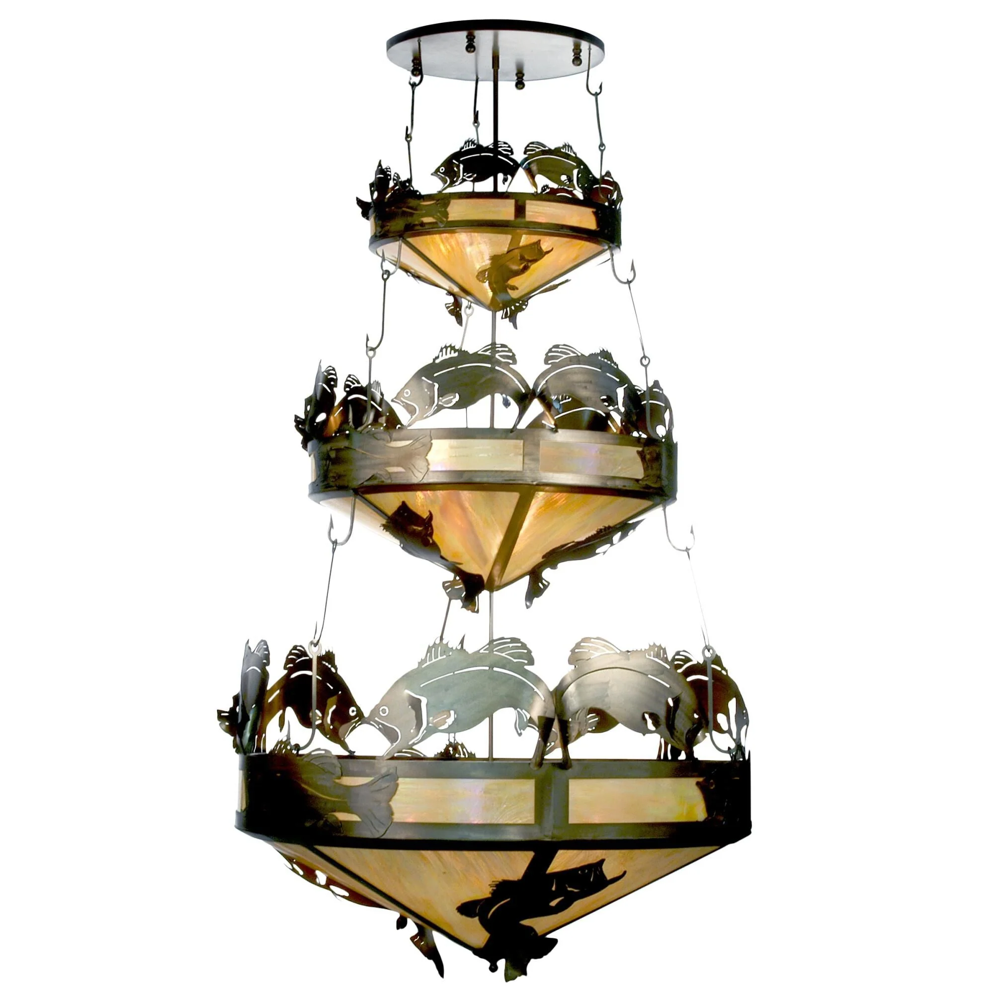 Meyda Lighting Catch Of The Day Bass 58 Inch Large Pendant Cp31752 - Image 1
