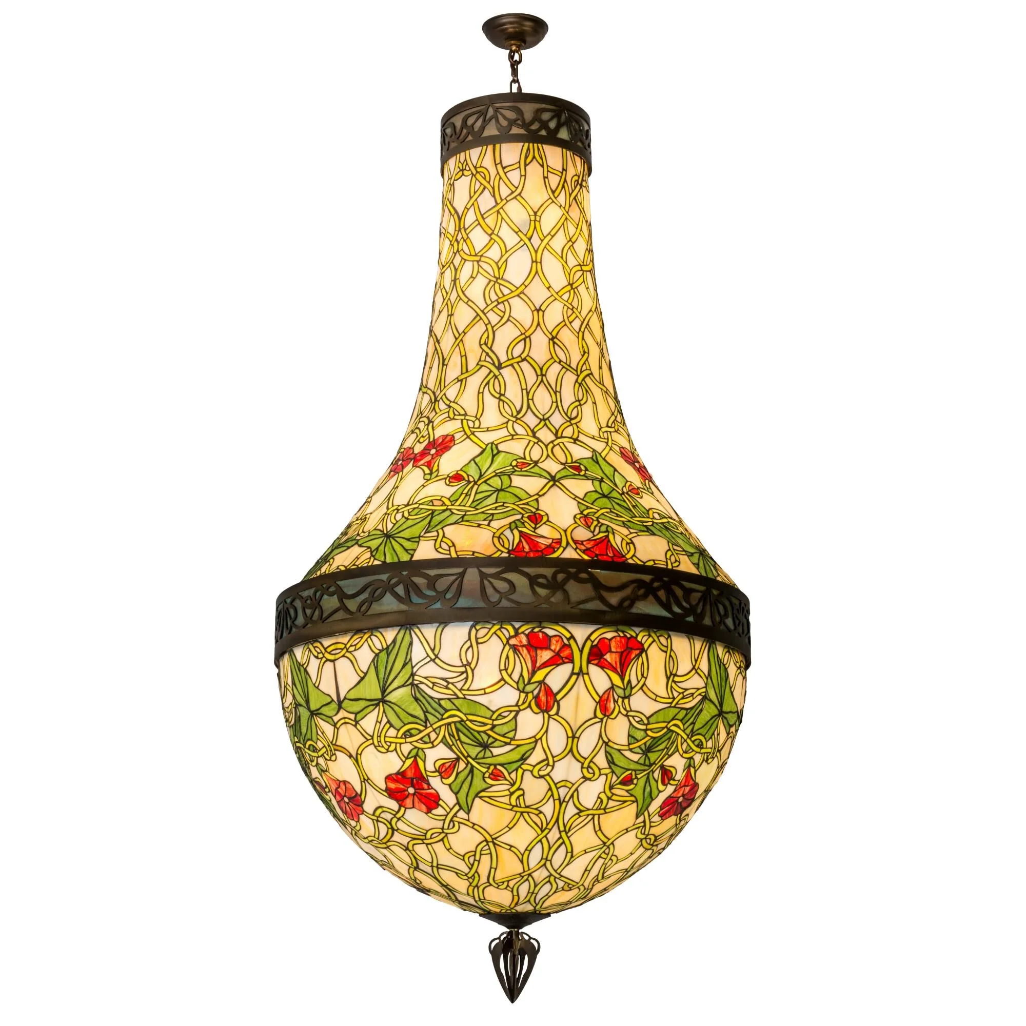 Meyda Lighting Grand Morning Glory 35 Inch Large Pendant Cp32391 - Image 1
