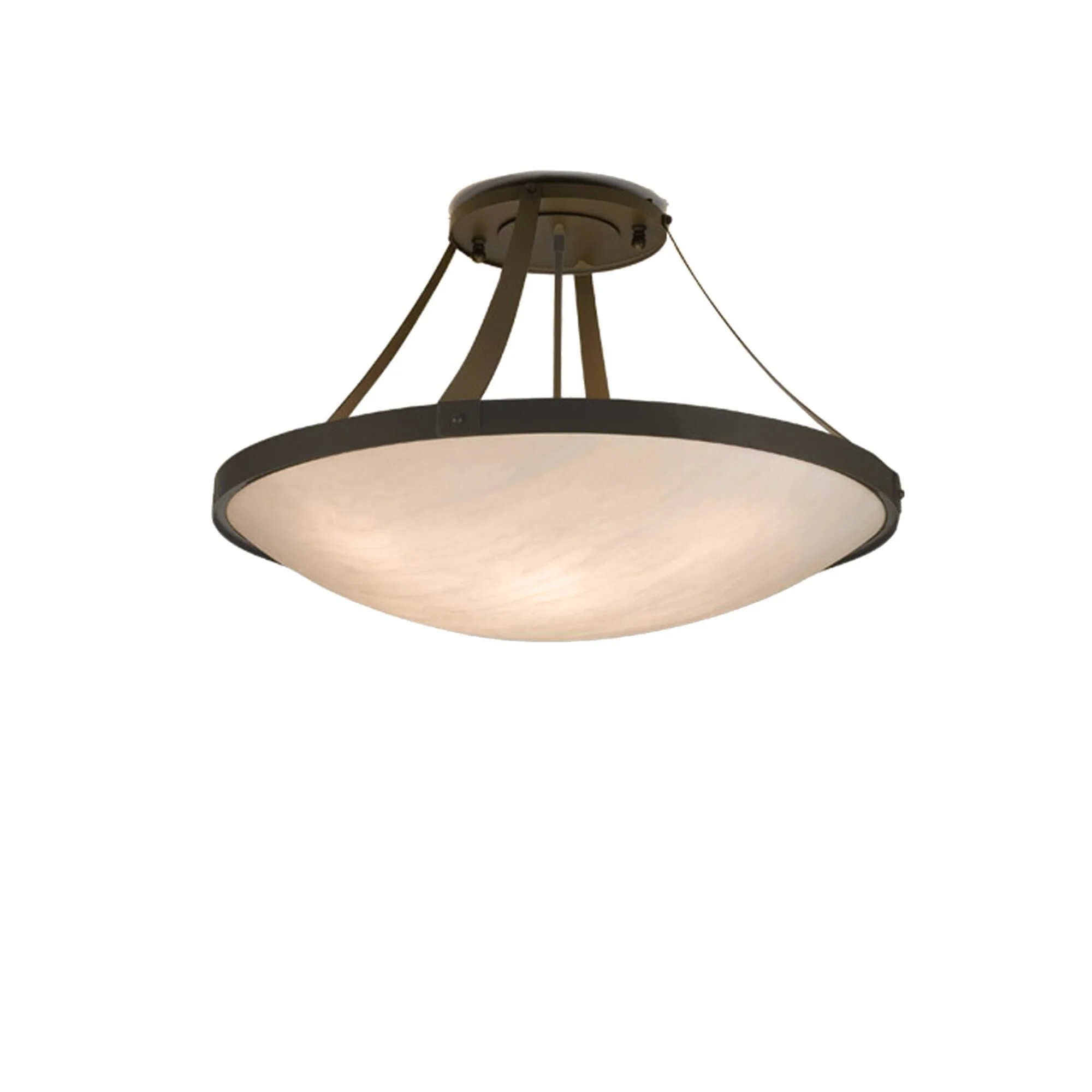Meyda Lighting Urban 42 Inch 8 Light Semi Flush Mount Cp32474 - Image 1