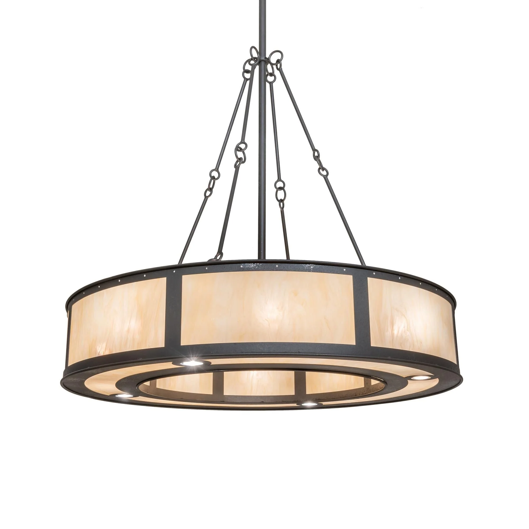 Meyda Lighting Smythe Craftsman 49 Inch Chandelier Cp744523 - Image 1