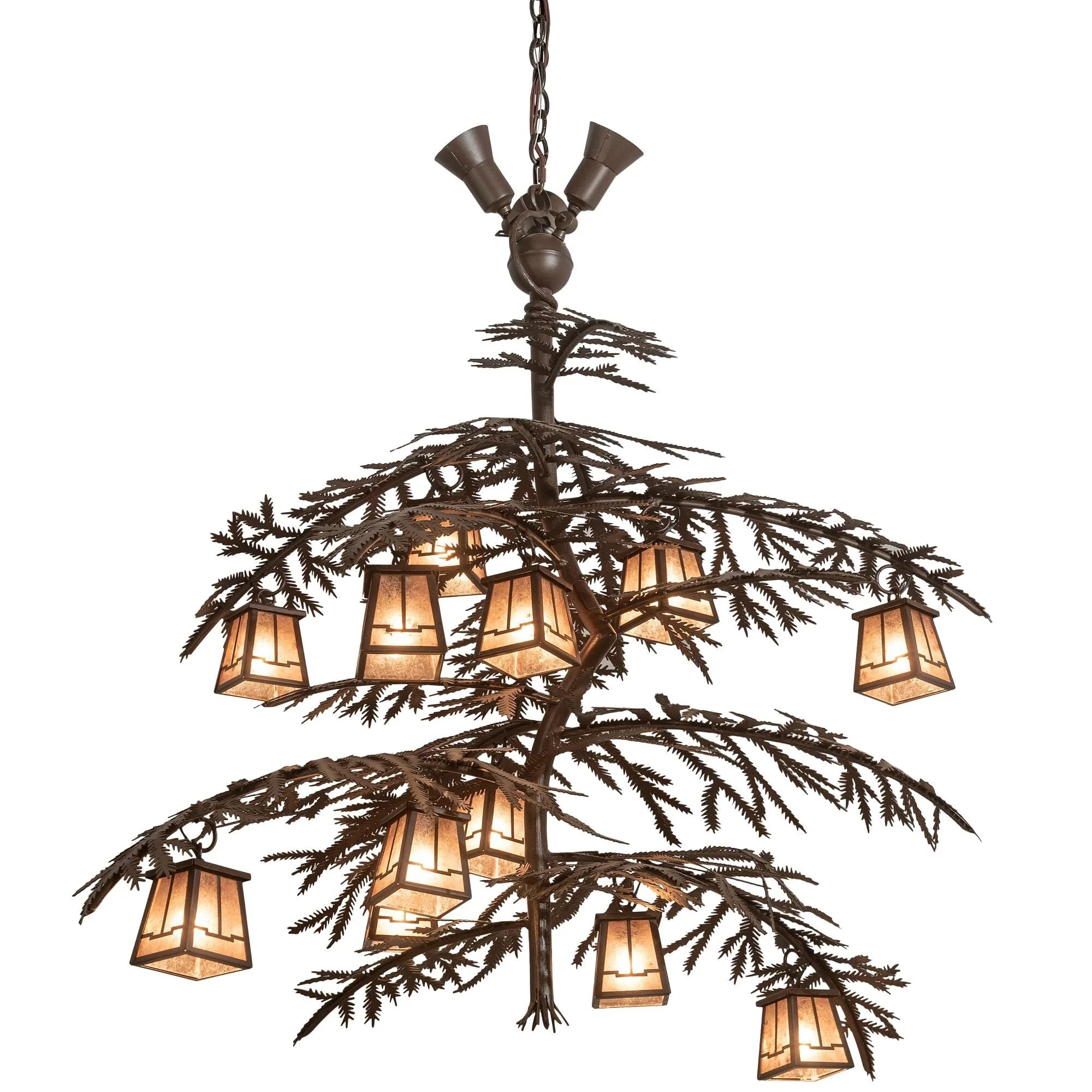 Meyda Lighting Pine Branch 52 Inch 12 Light Chandelier Cp744340 - Image 1