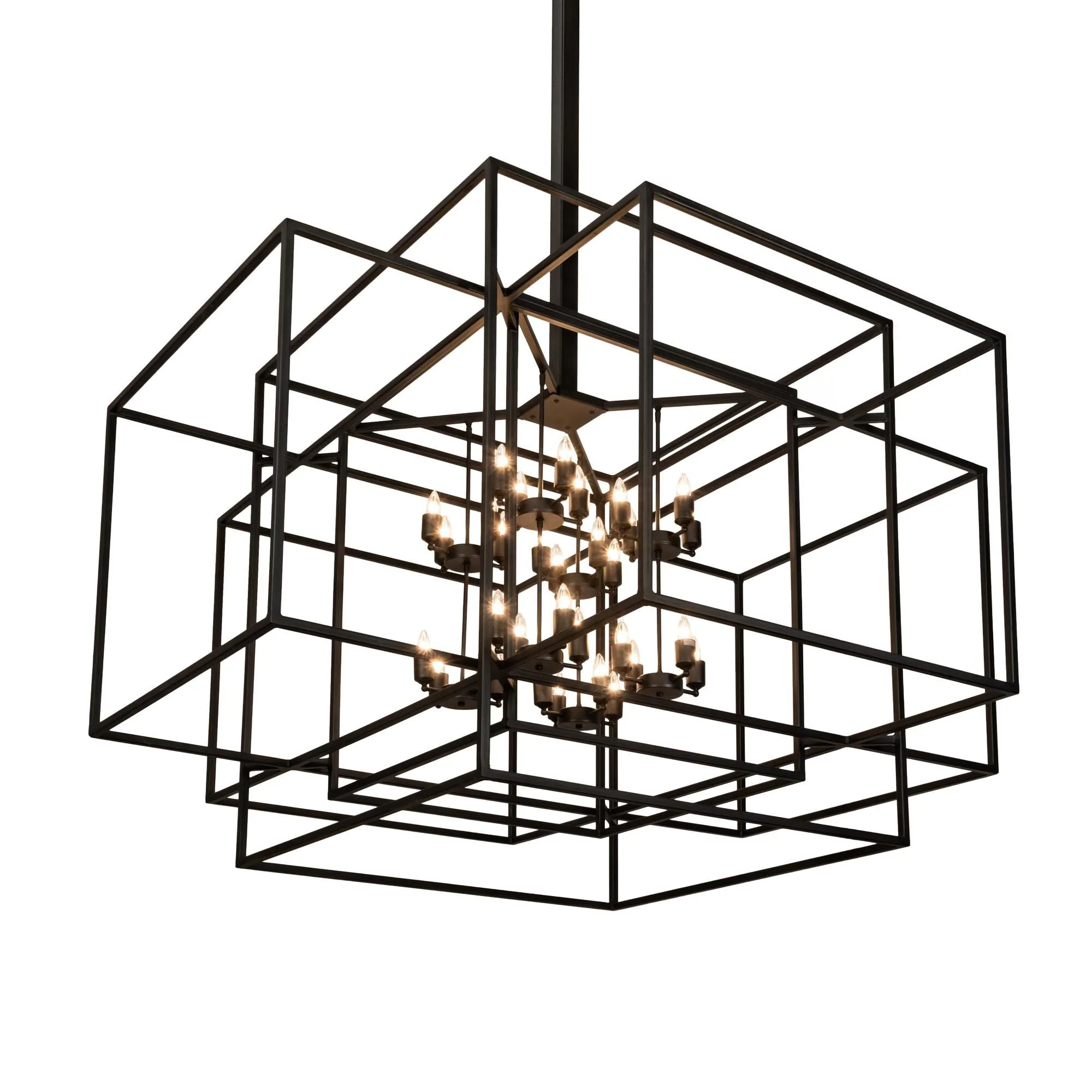 Meyda Lighting Kitzi Box 102 Inch Large Pendant Cp745522 - Image 1