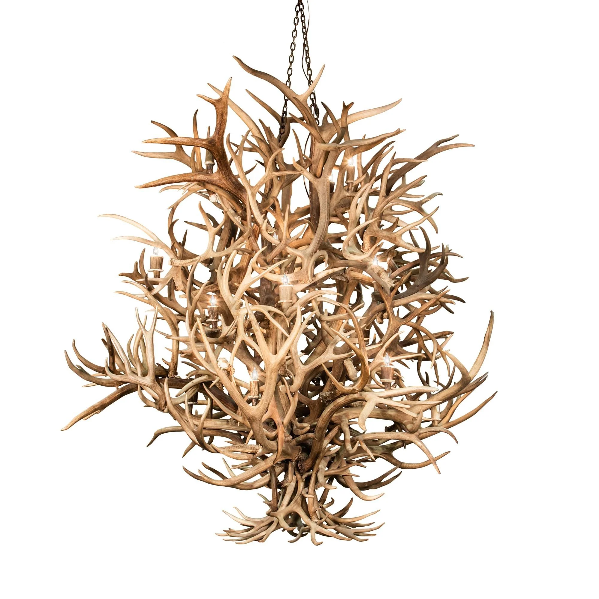 Meyda Lighting Antlers 84 Inch 16 Light Chandelier Cp744577 - Image 1