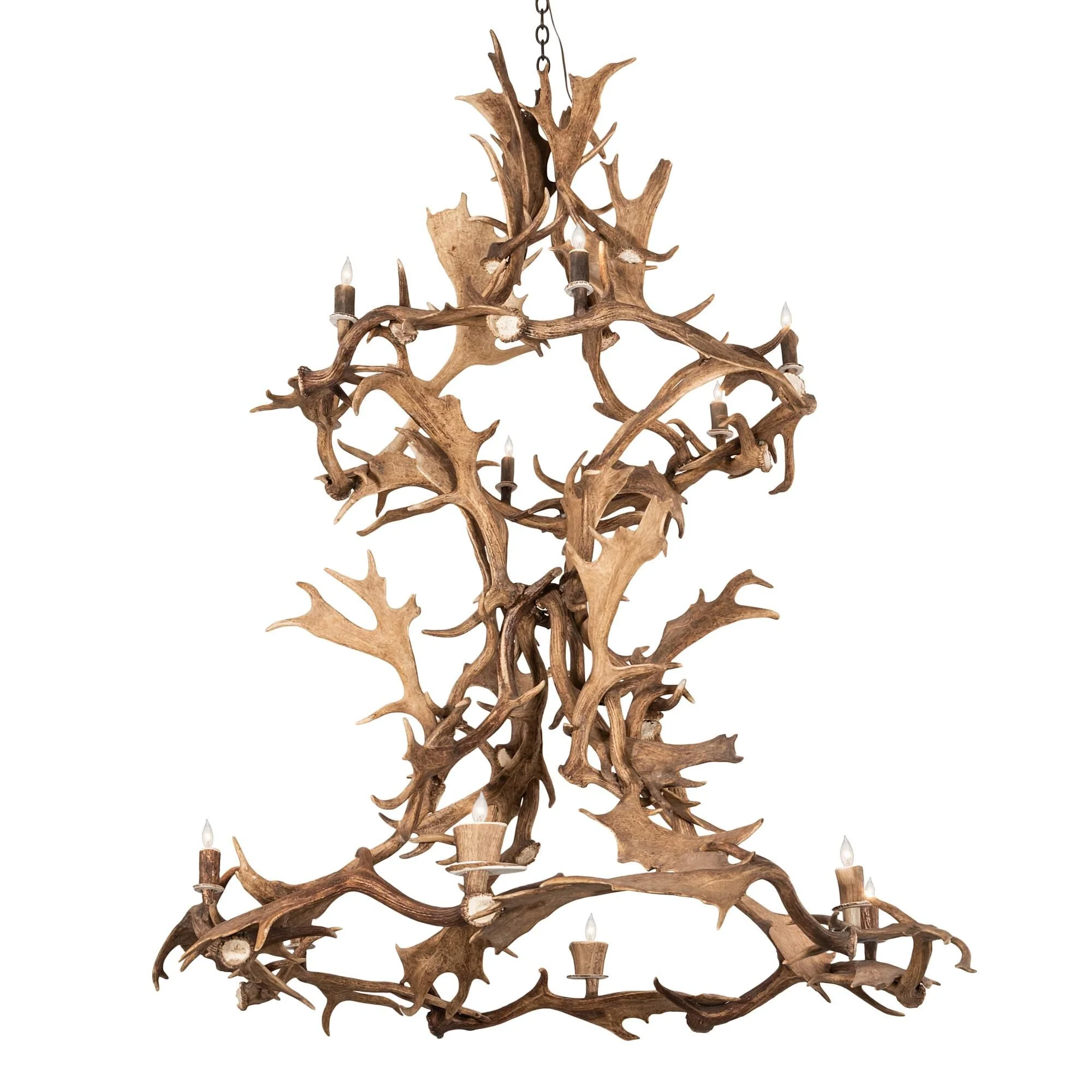 Meyda Lighting Antlers 58 Inch 8 Light Chandelier Cp744535 - Image 1