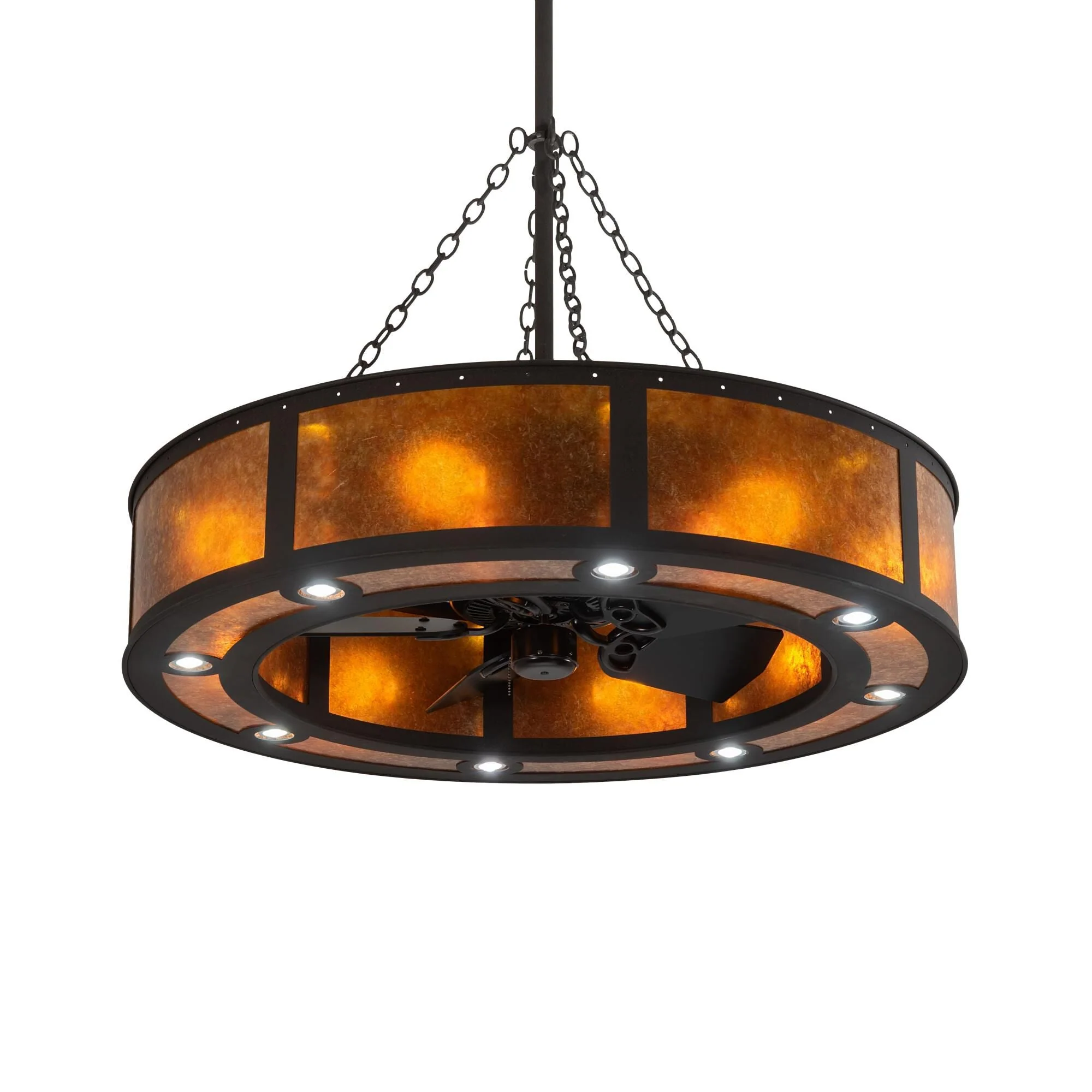 Meyda Lighting Smythe Craftsman 44 Inch Chandelier Cp744543 - Image 1