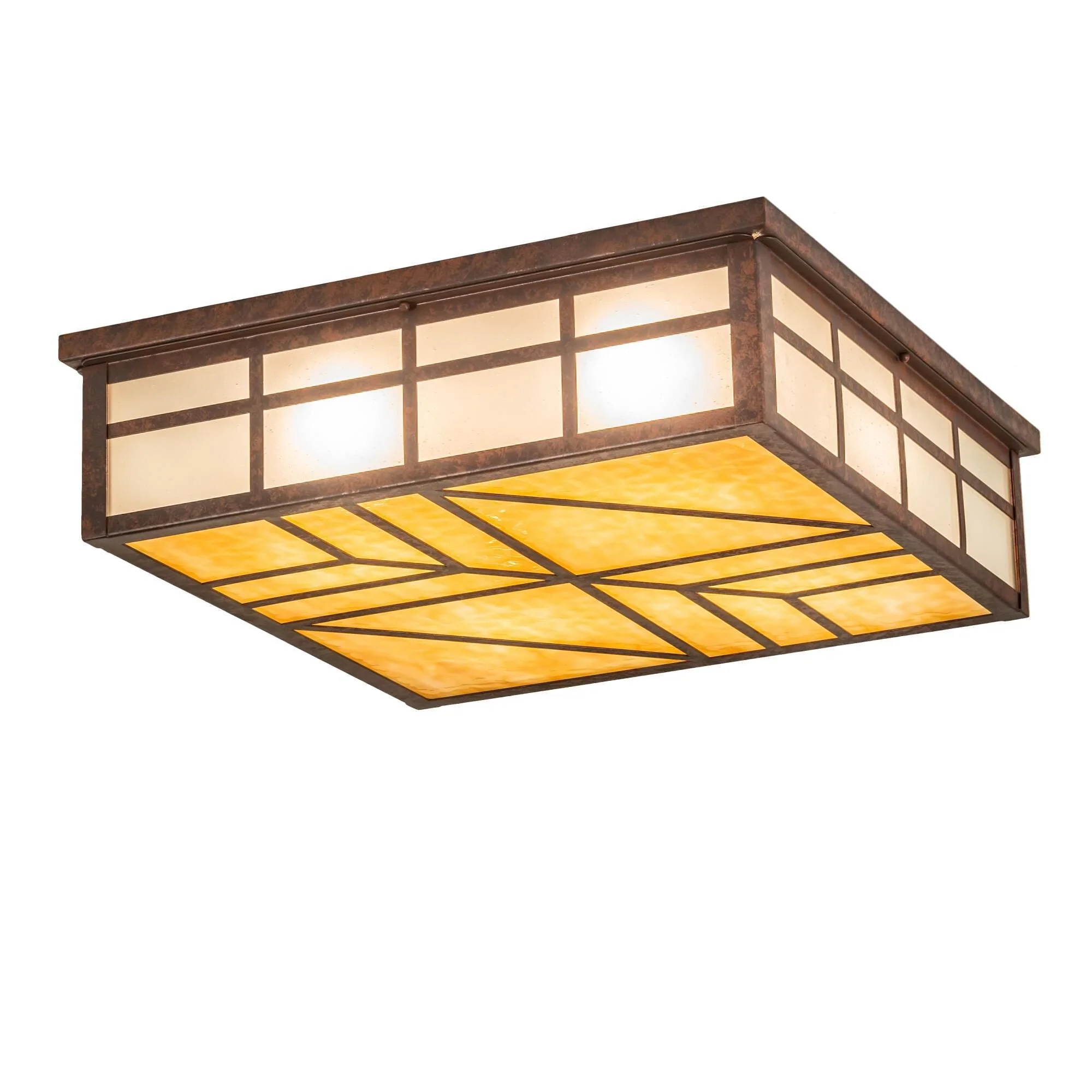 Meyda Lighting Santa Fe 38 Inch 10 Light Flush Mount Cp744759 - Image 1