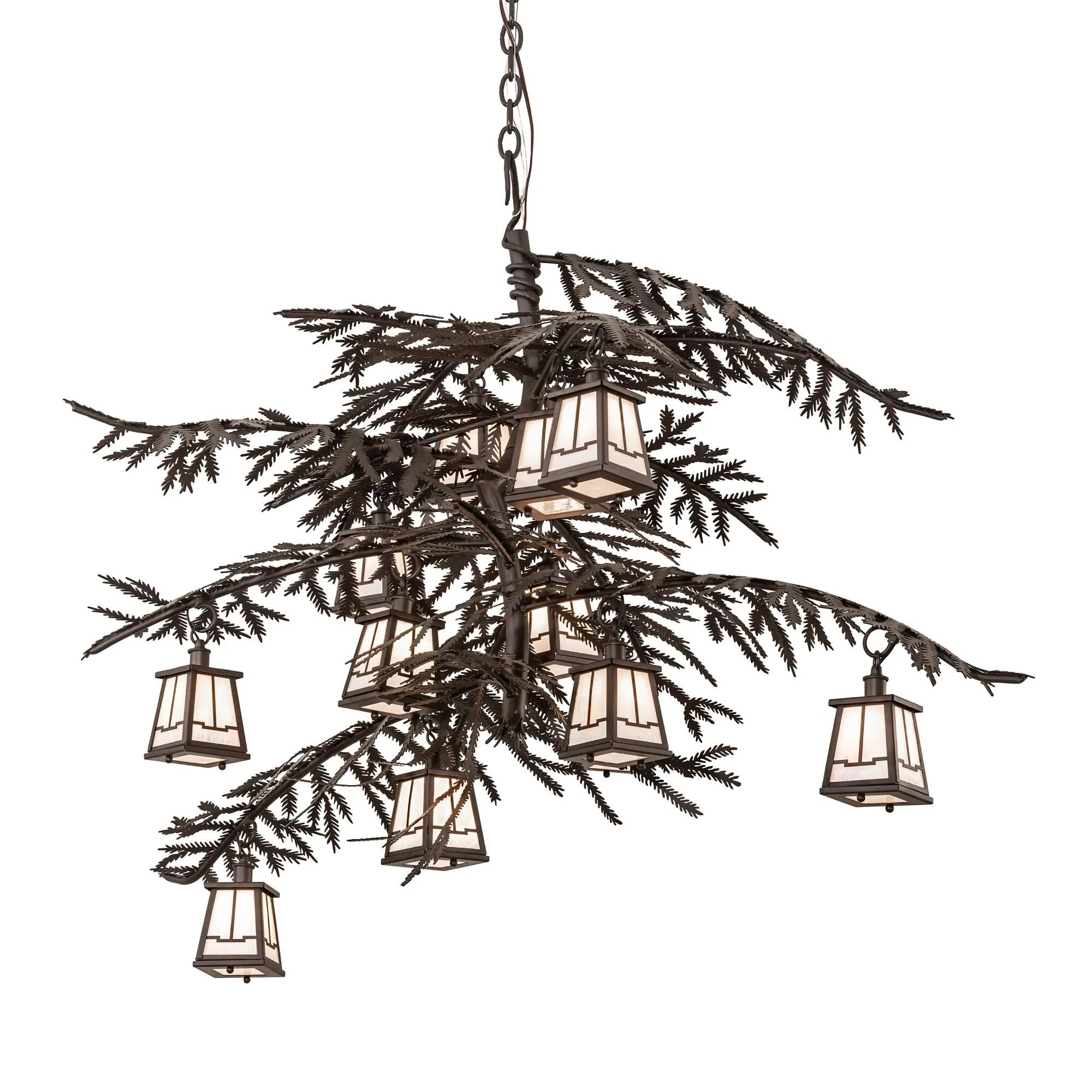 Meyda Lighting Pine Branch 54 Inch 2 Light Chandelier Cp744312 - Image 1