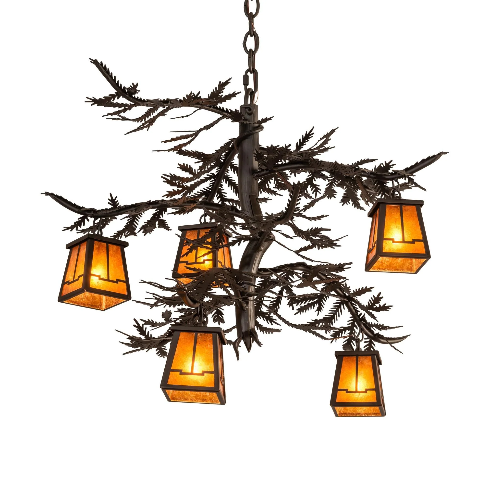 Meyda Lighting Pine Branch 29 Inch 2 Light Chandelier Cp744165 - Image 1