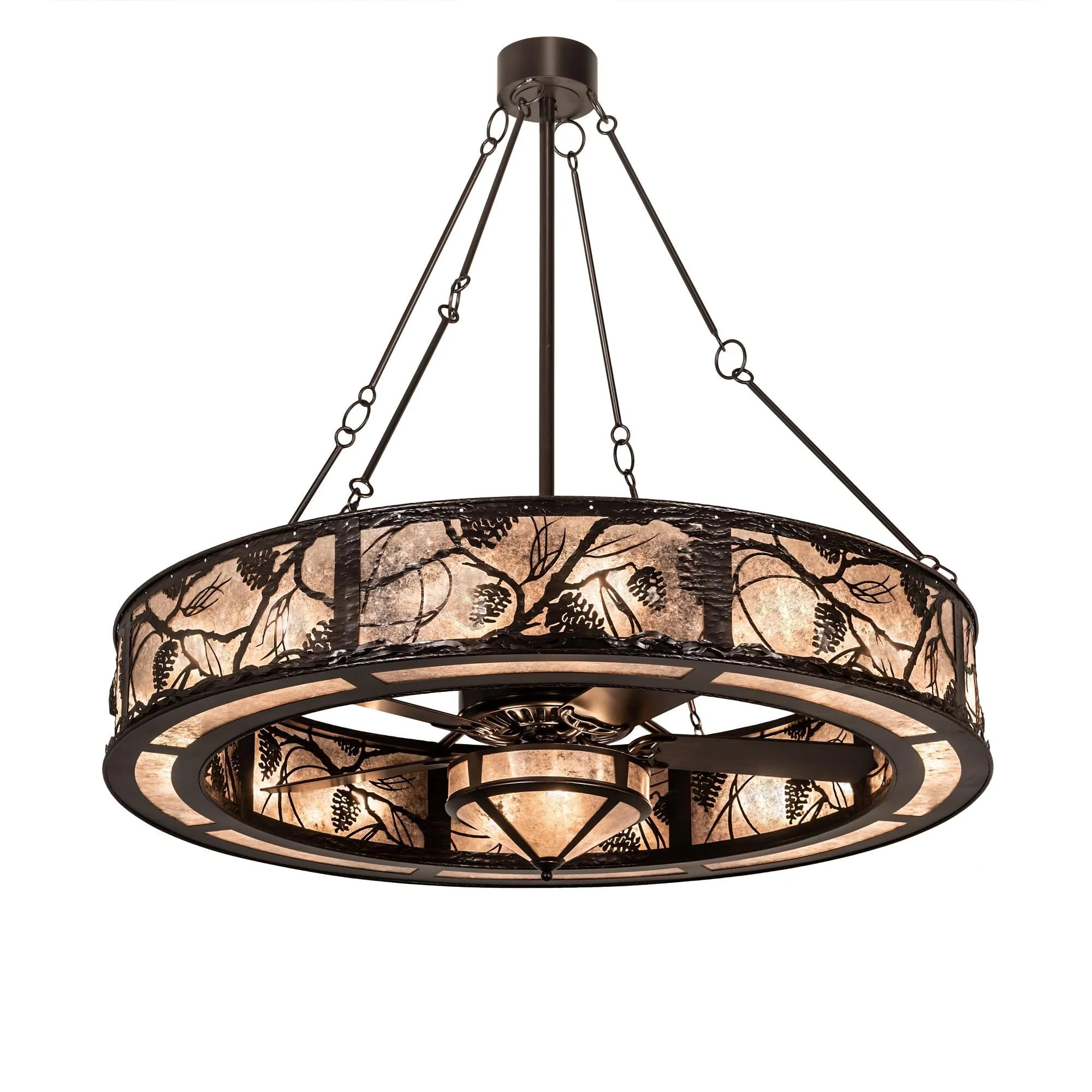 Meyda Lighting Whispering Pines 56 Inch 2 Light Chandelier Cp744472 - Image 1