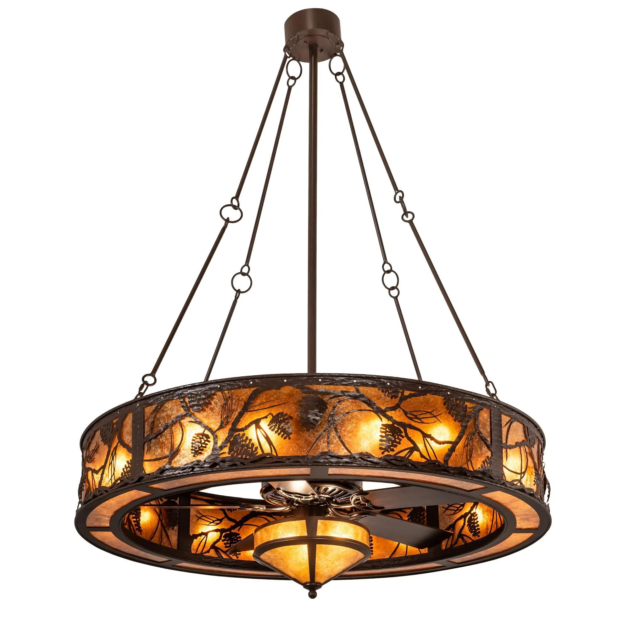 Meyda Lighting Whispering Pines 52 Inch 16 Light Chandelier Cp744524 - Image 1