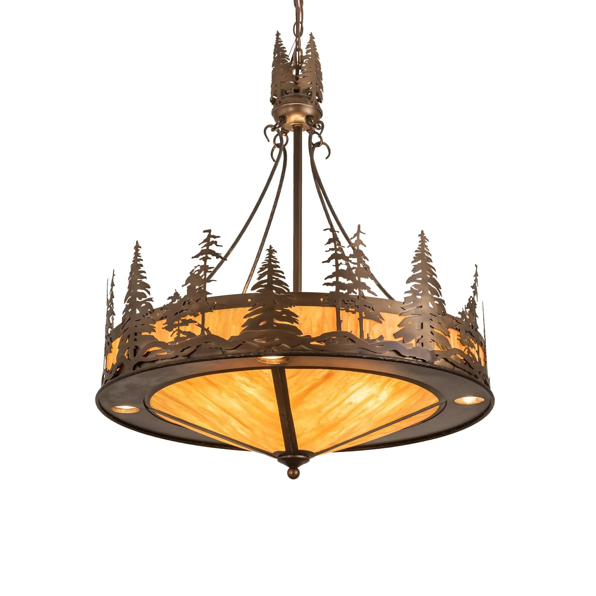Meyda Lighting Tall Pines 30 Inch Large Pendant Cp745447 - Image 1