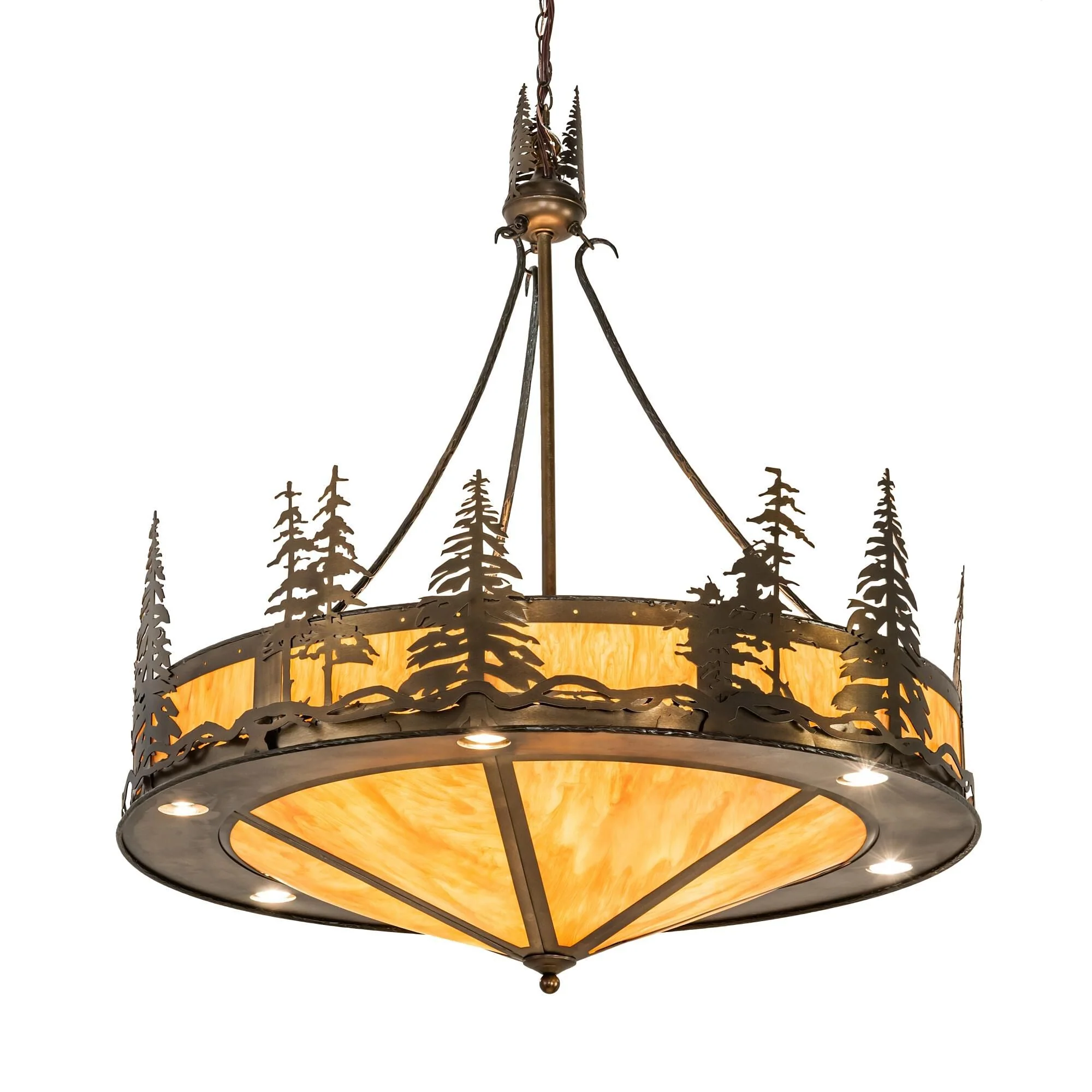 Meyda Lighting Tall Pines 40 Inch Large Pendant Cp745512 - Image 1