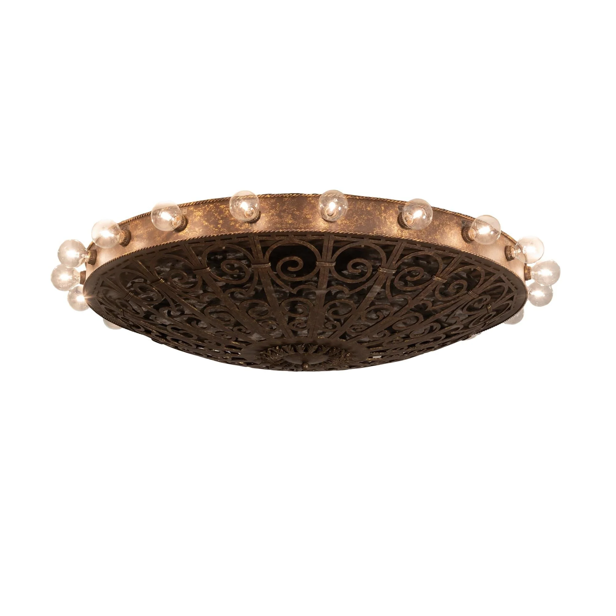 Meyda Lighting Osteria 52 Inch 4 Light Flush Mount Cp744864 - Image 1
