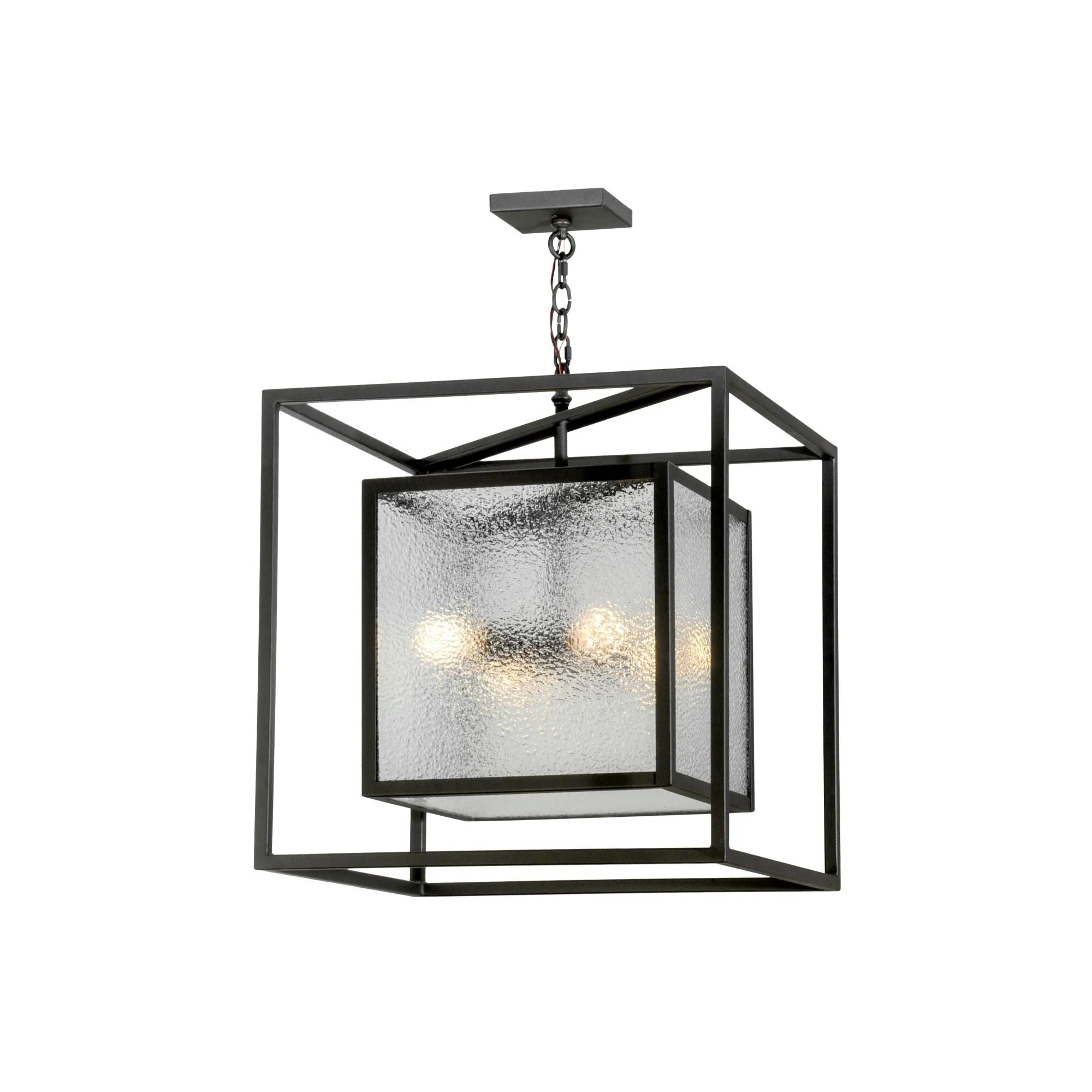 Meyda Lighting Kitzi Box 33 Inch Large Pendant Cp33837 - Image 1