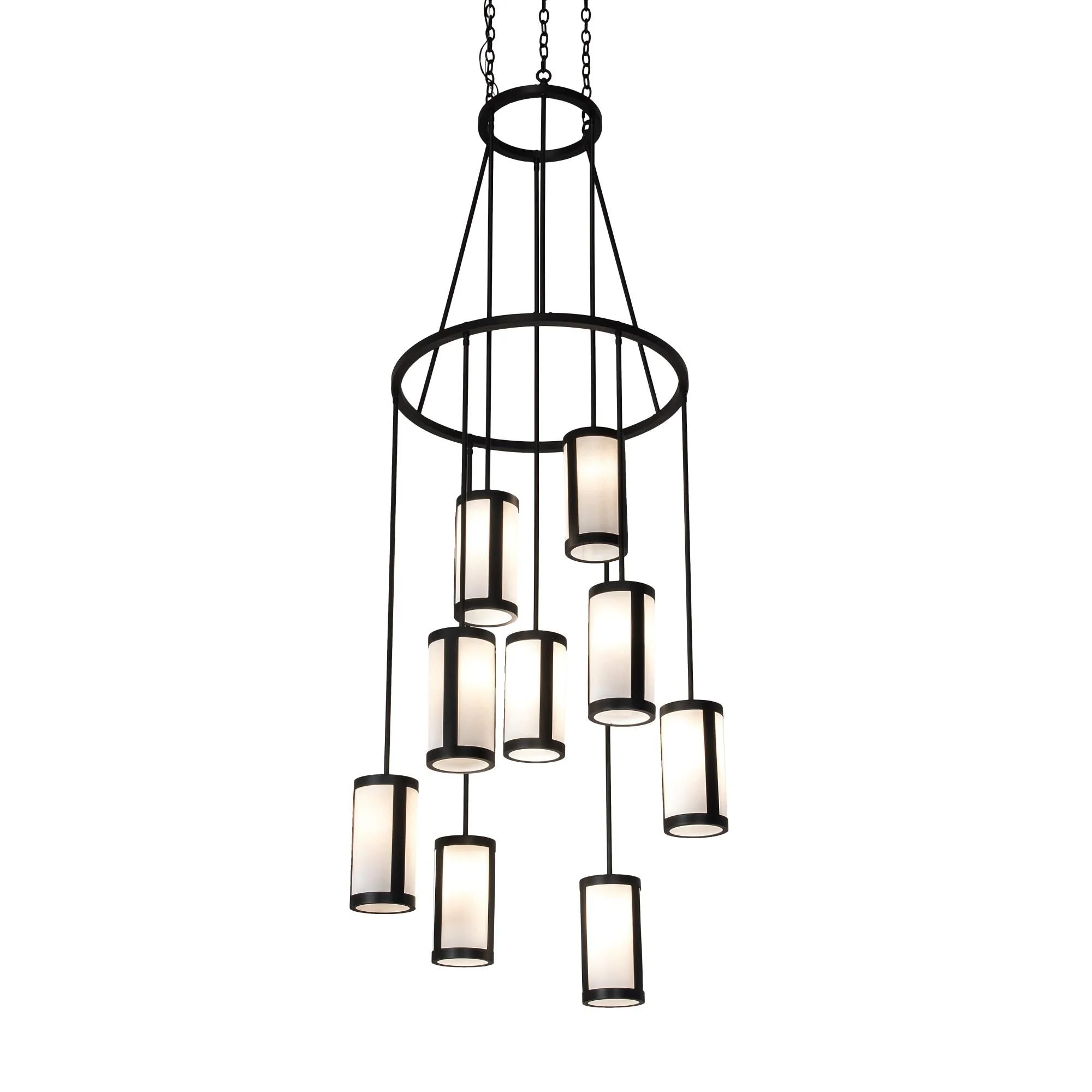 Meyda Lighting Cartier 35 Inch 3 Light Chandelier Cp744590 - Image 1