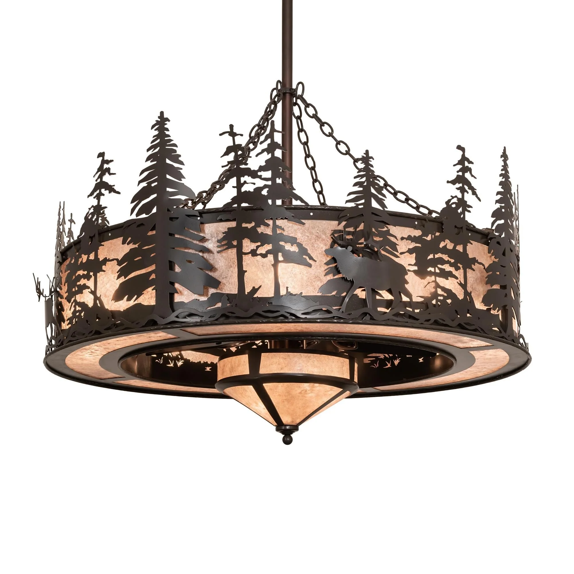 Meyda Lighting Elk At Dusk 46 Inch 12 Light Chandelier Cp744612 - Image 1