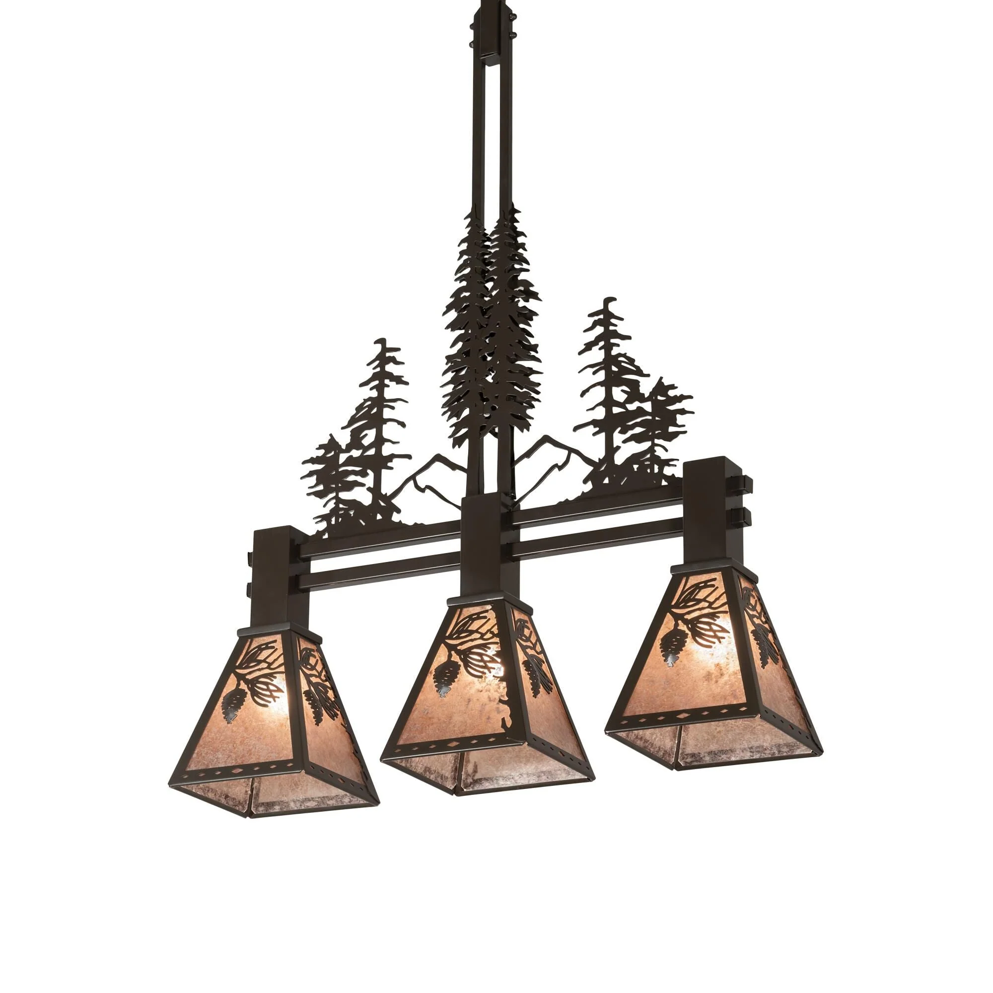 Meyda Lighting Winter Pine 30 Inch Large Pendant Cp745992 - Image 1